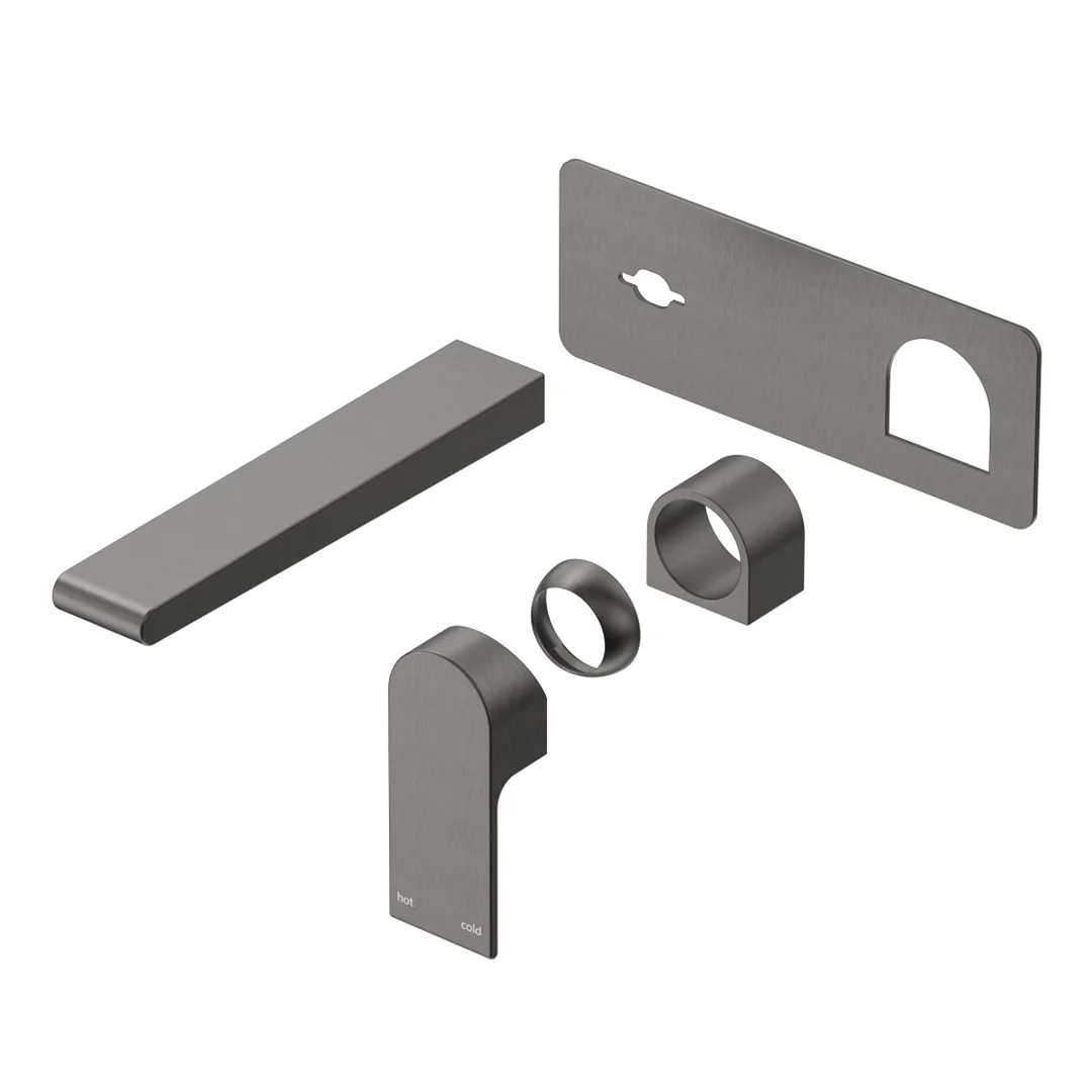 Beki Gun Metal Wall-Spout Combo - 1P - Trim Kit Only - Image 2