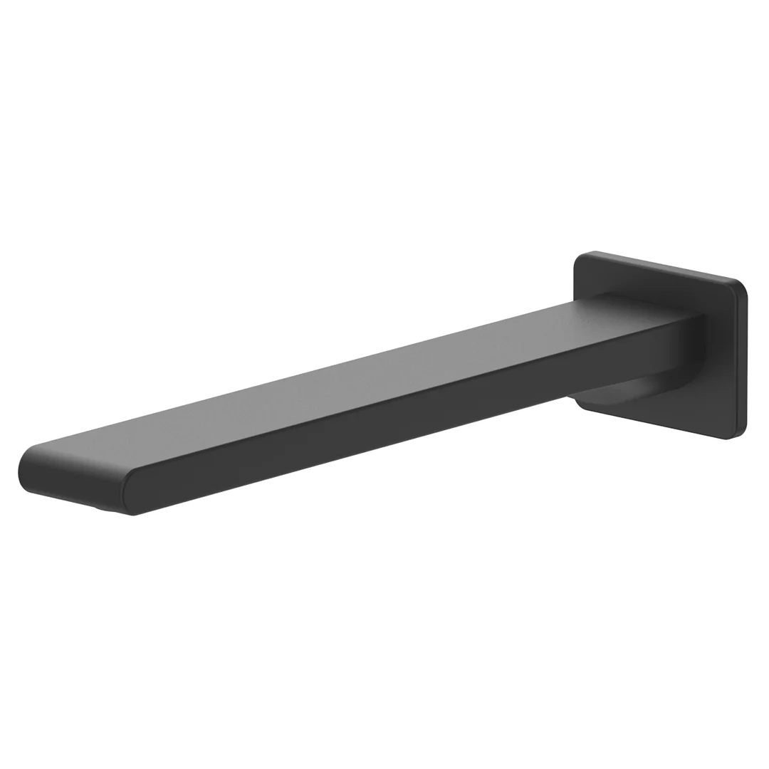 Beki Matte Black Bath Spout