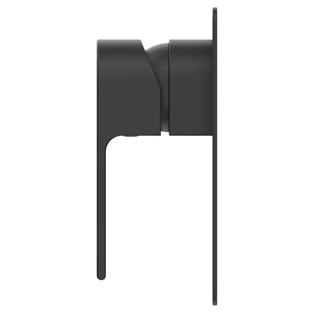 Beki Matte Black Shower Mixer - Square Plate - Trim Kit Only - Image 4