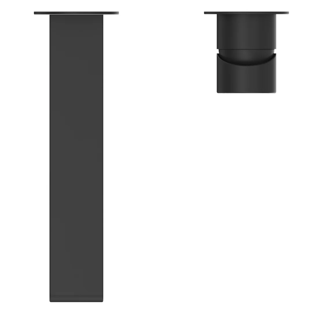 Beki Matte Black Wall-Spout Combo - 2P - Trim Kit Only - Image 3