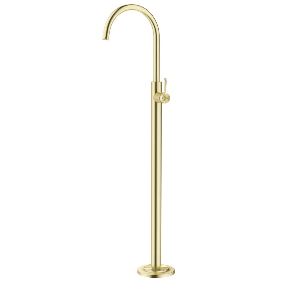Mica French Gold Heritage Freestanding Bath Mixer
