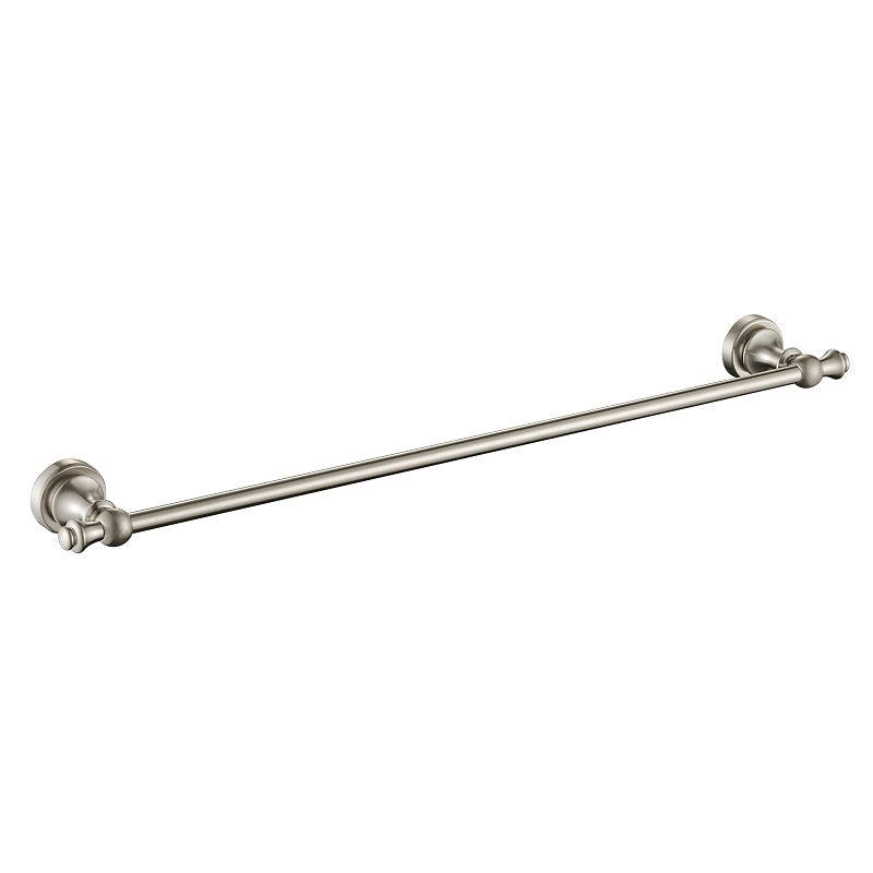 Bordeaux/Montpellier 600mm Warm Brushed Nickel Single Towel Rail