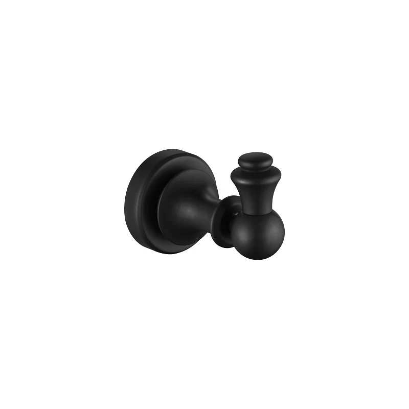 Bordeaux/Montpellier Black Traditional Robe Hook