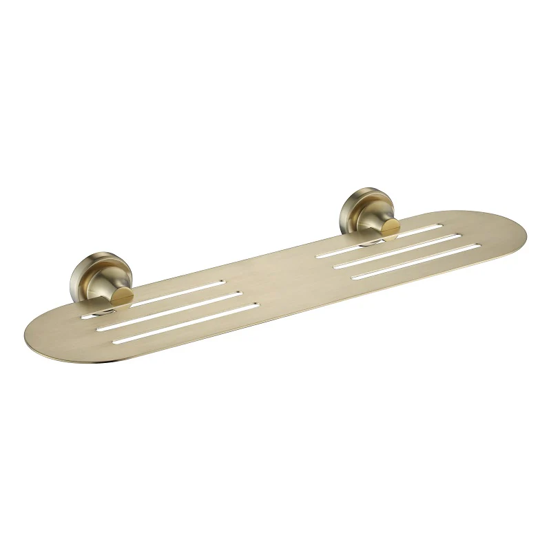 Bordeaux/Montpellier Brushed Gold Metal Shelf