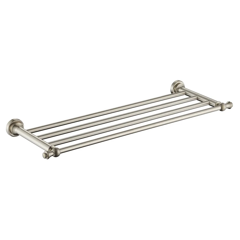 Bordeaux/Montpellier Warm Brushed Nickel Bathroom Shelf
