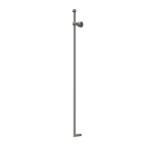 Bordeaux / Montpellier Warm Brushed Nickel Traditional Vertical Heated Towel Rail