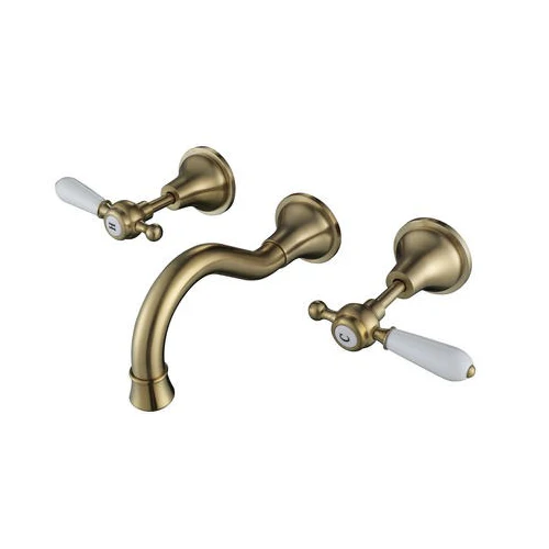 Bordeaux Traditional Brushed Gold Bath Set