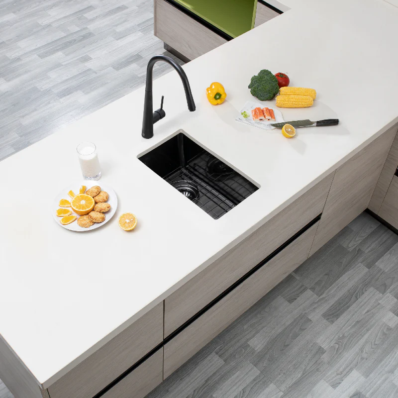 Brushed Black 250 x 450 x 215mm Kitchen Sink - Image 2