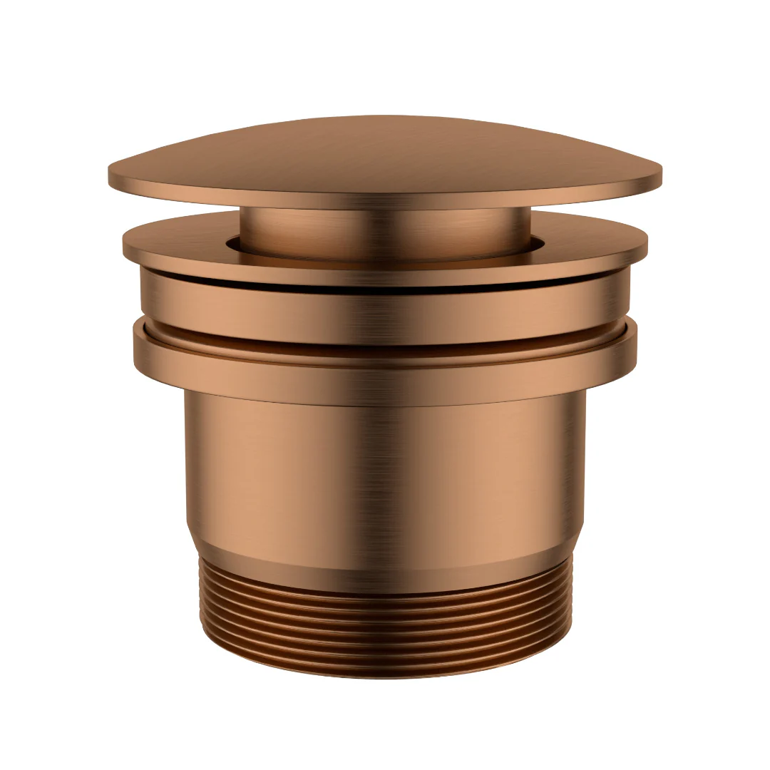 Brushed Copper Universal Basin Pop Up Waste