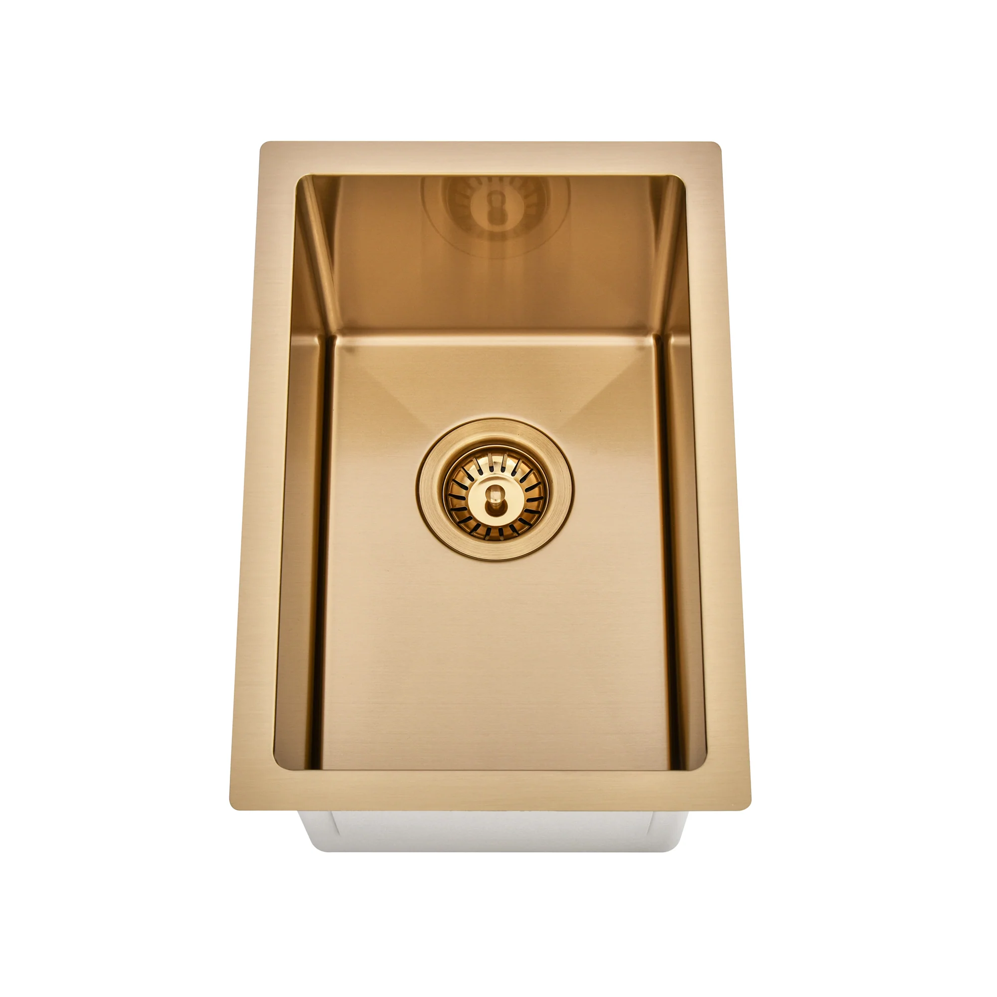 Brushed Gold 300 x 450 x 230mm Kitchen & Laundry Sink - Image 3
