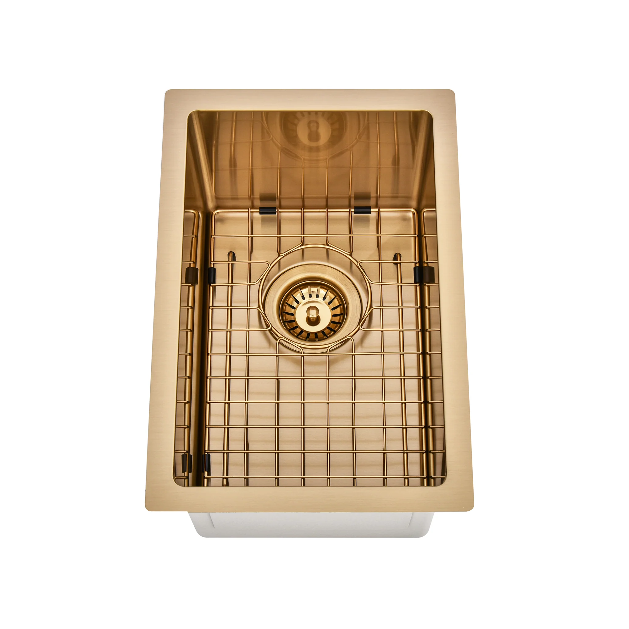 Brushed Gold 300 x 450 x 230mm Kitchen & Laundry Sink - Image 6