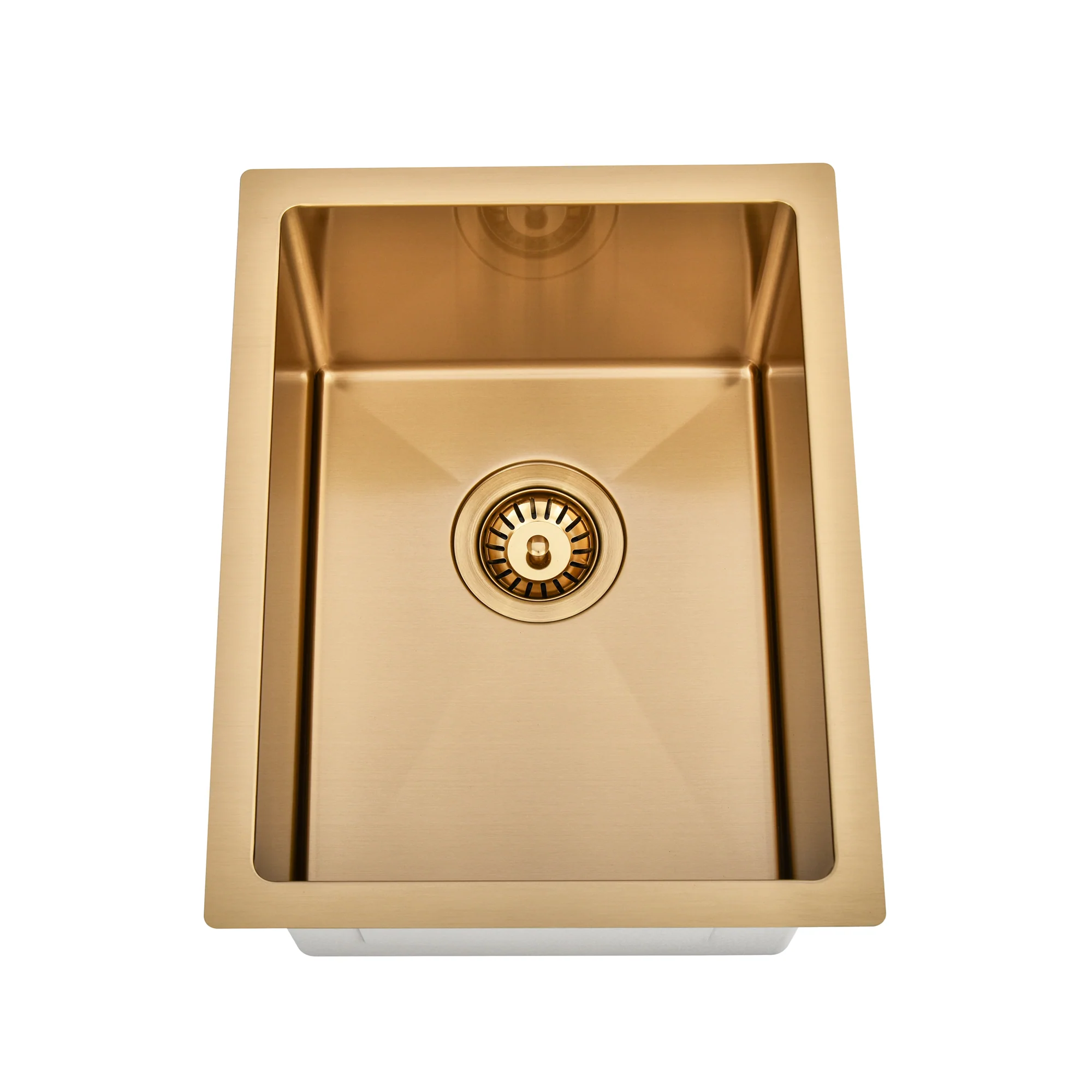 Brushed Gold 350 x 450 x 230mm Kitchen & Laundry Sink - Image 5