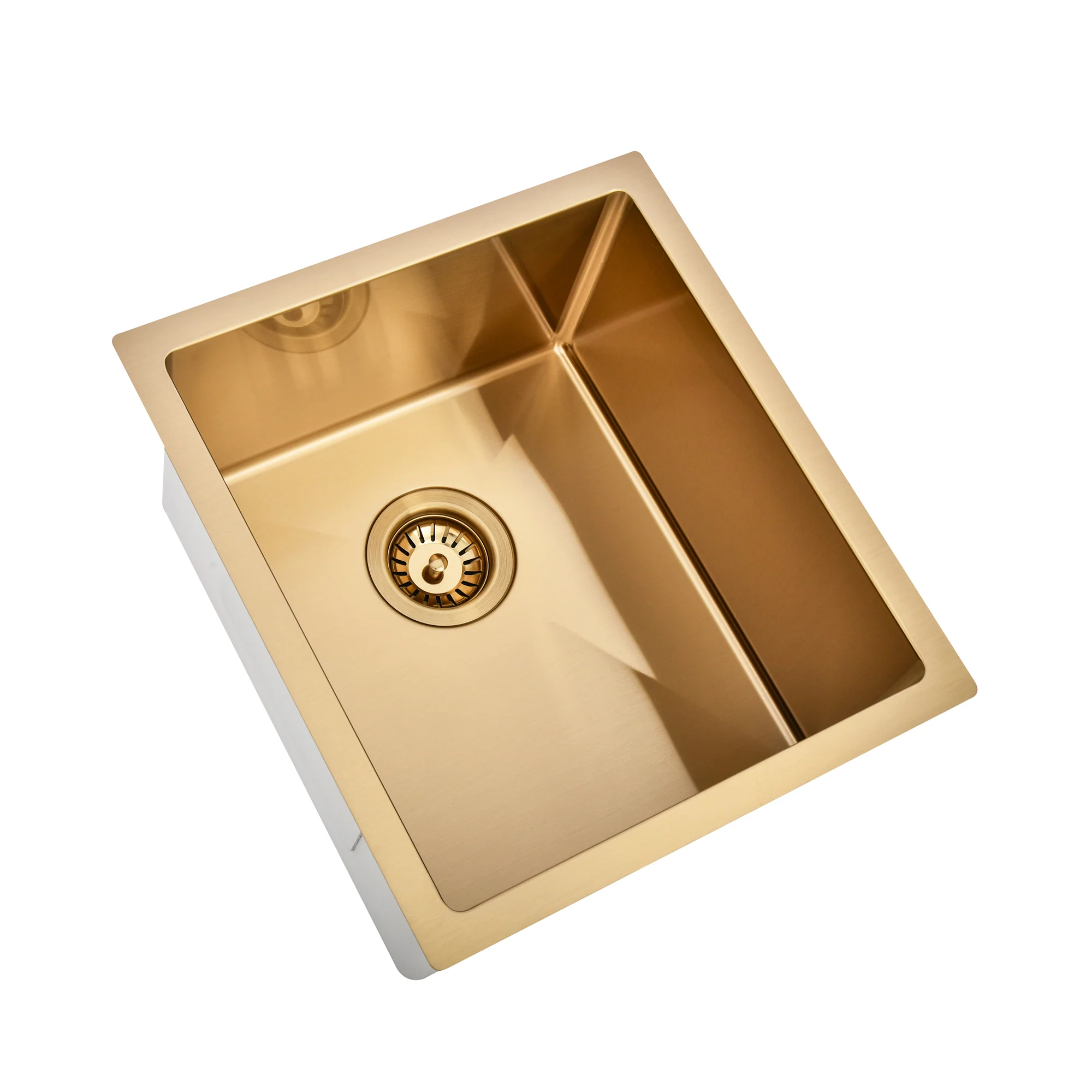 Brushed Gold 400 x 450 x 230mm Kitchen & Laundry Sink - Image 3
