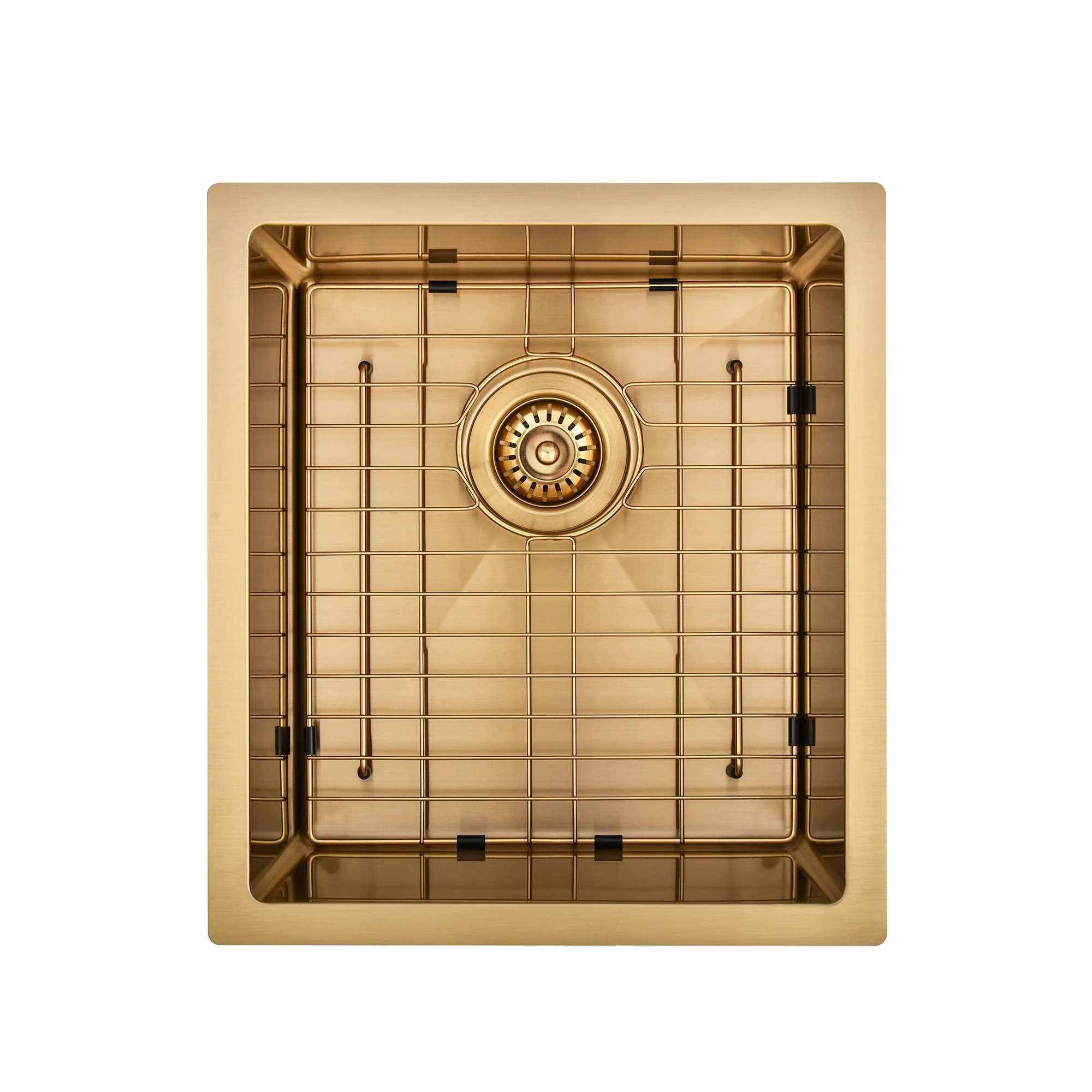 Brushed Gold 400 x 450 x 230mm Kitchen & Laundry Sink - Image 6