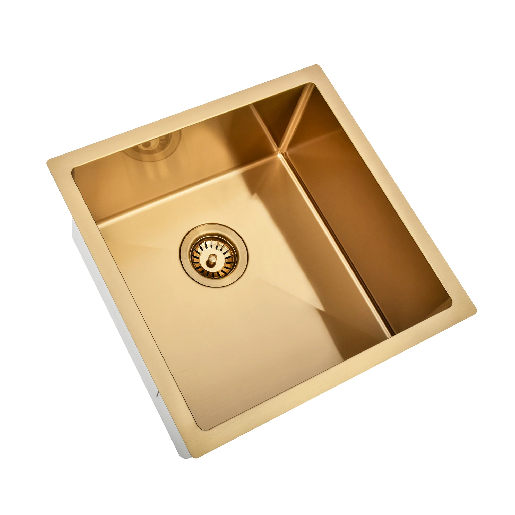Brushed Gold 450 x 450 x 230mm Kitchen & Laundry Sink - Image 3