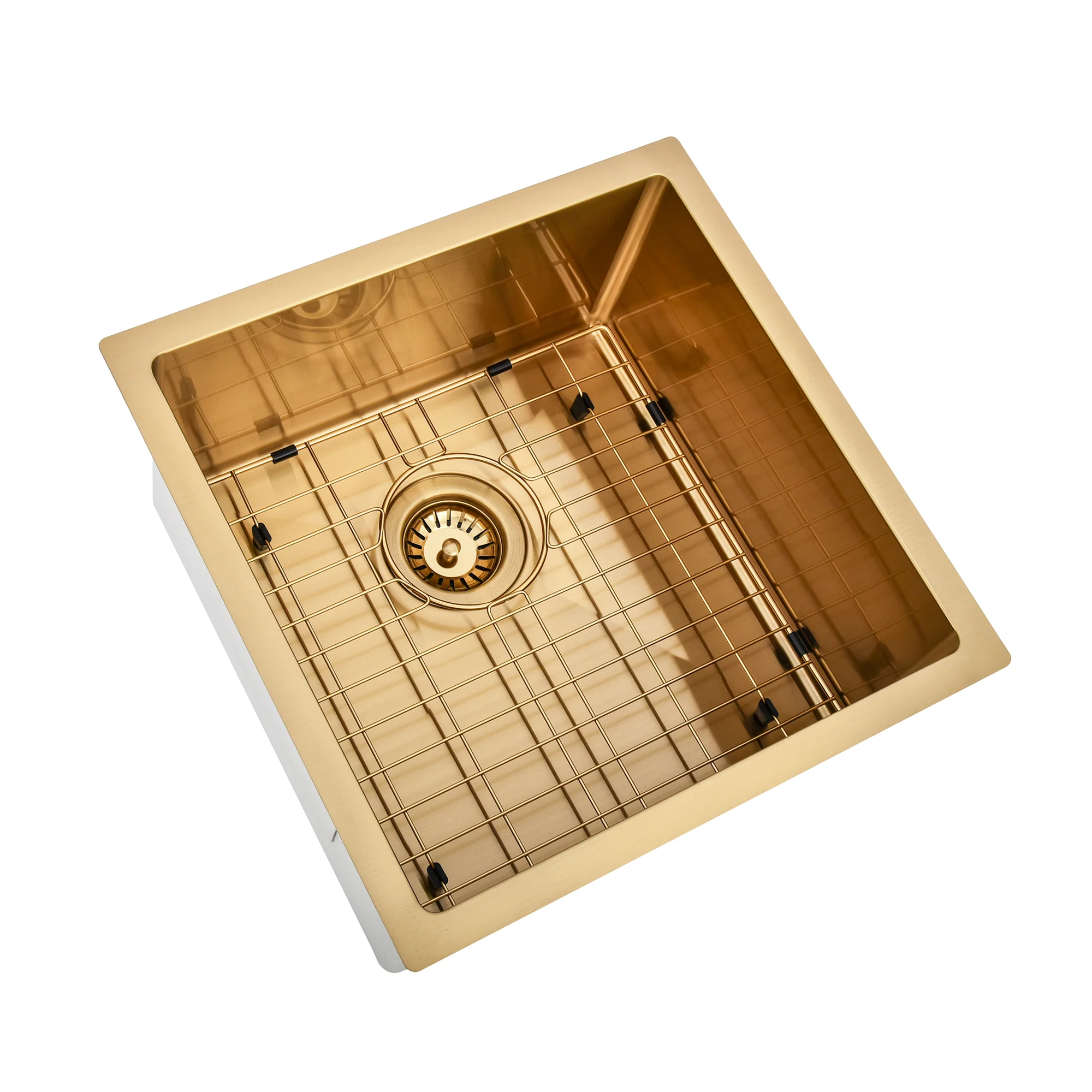 Brushed Gold 450 x 450 x 230mm Kitchen & Laundry Sink - Image 4