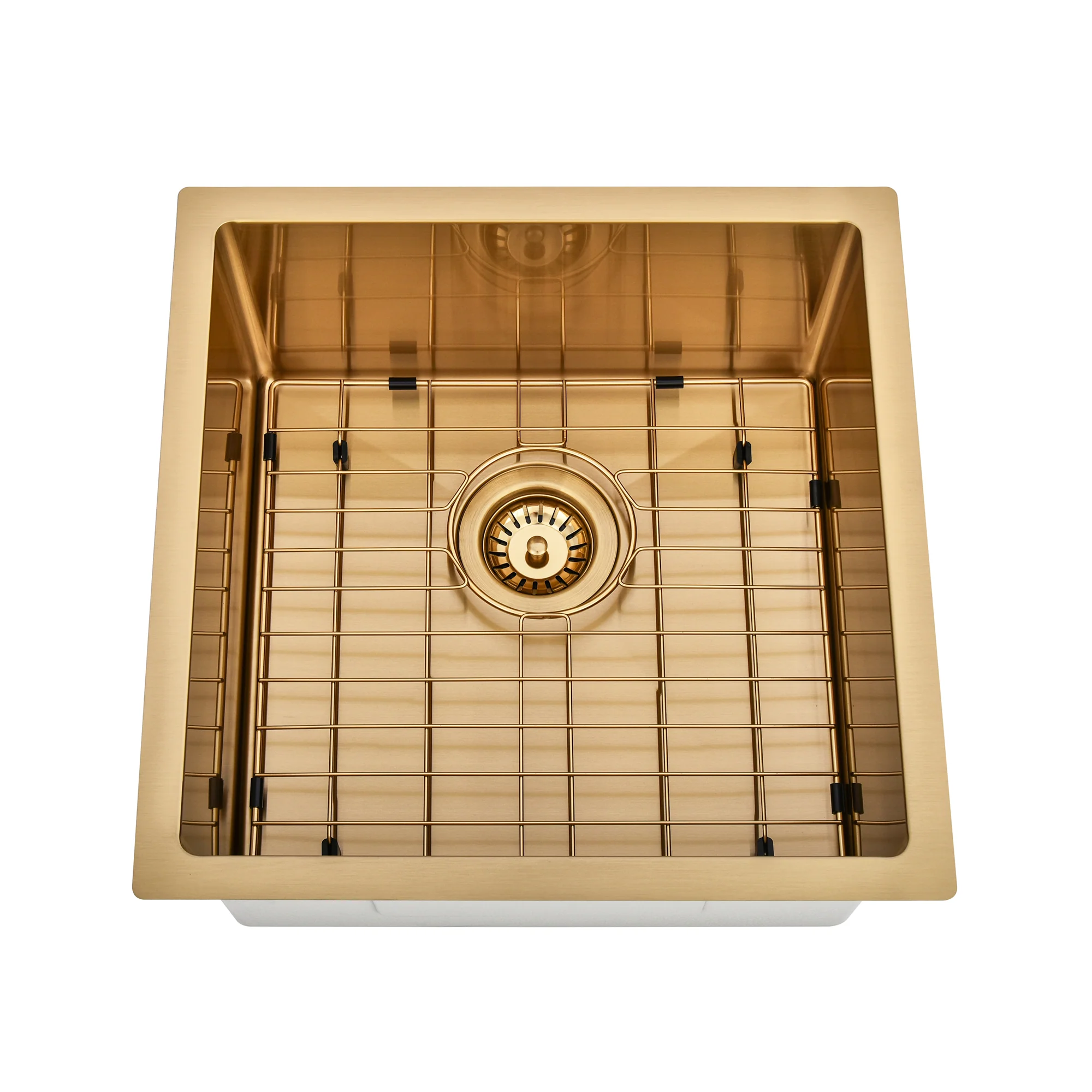 Brushed Gold 450 x 450 x 230mm Kitchen & Laundry Sink - Image 6