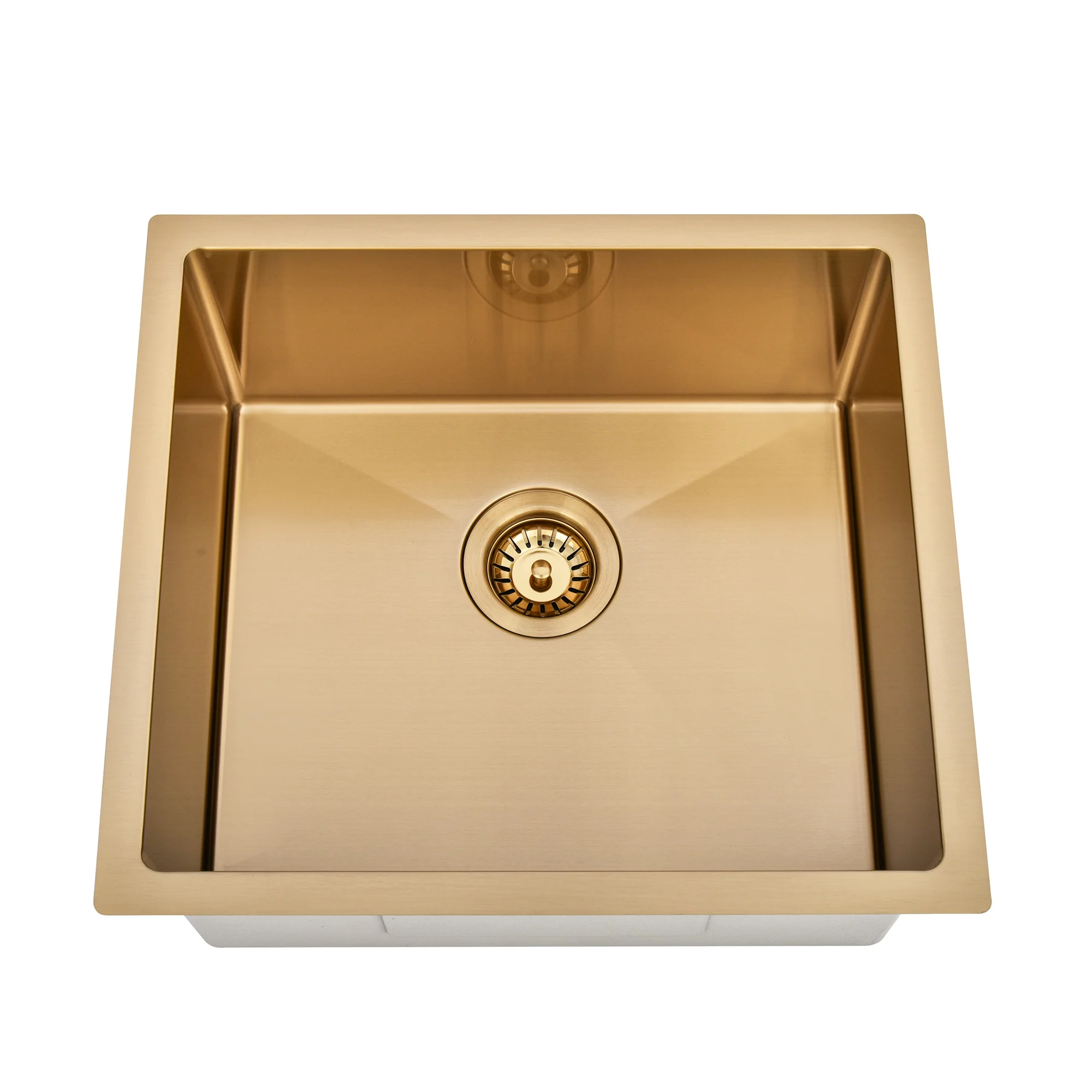 Brushed Gold 500 x 450 x 230mm Kitchen & Laundry Sink - Image 5