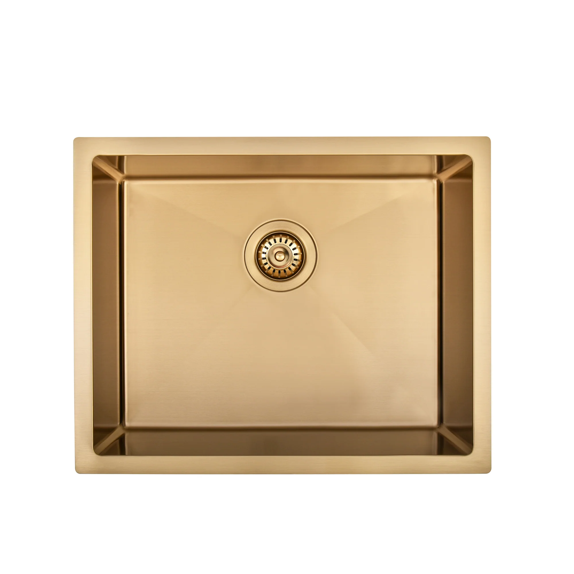 Brushed Gold 550 x 450 x 230mm Kitchen & Laundry Sink