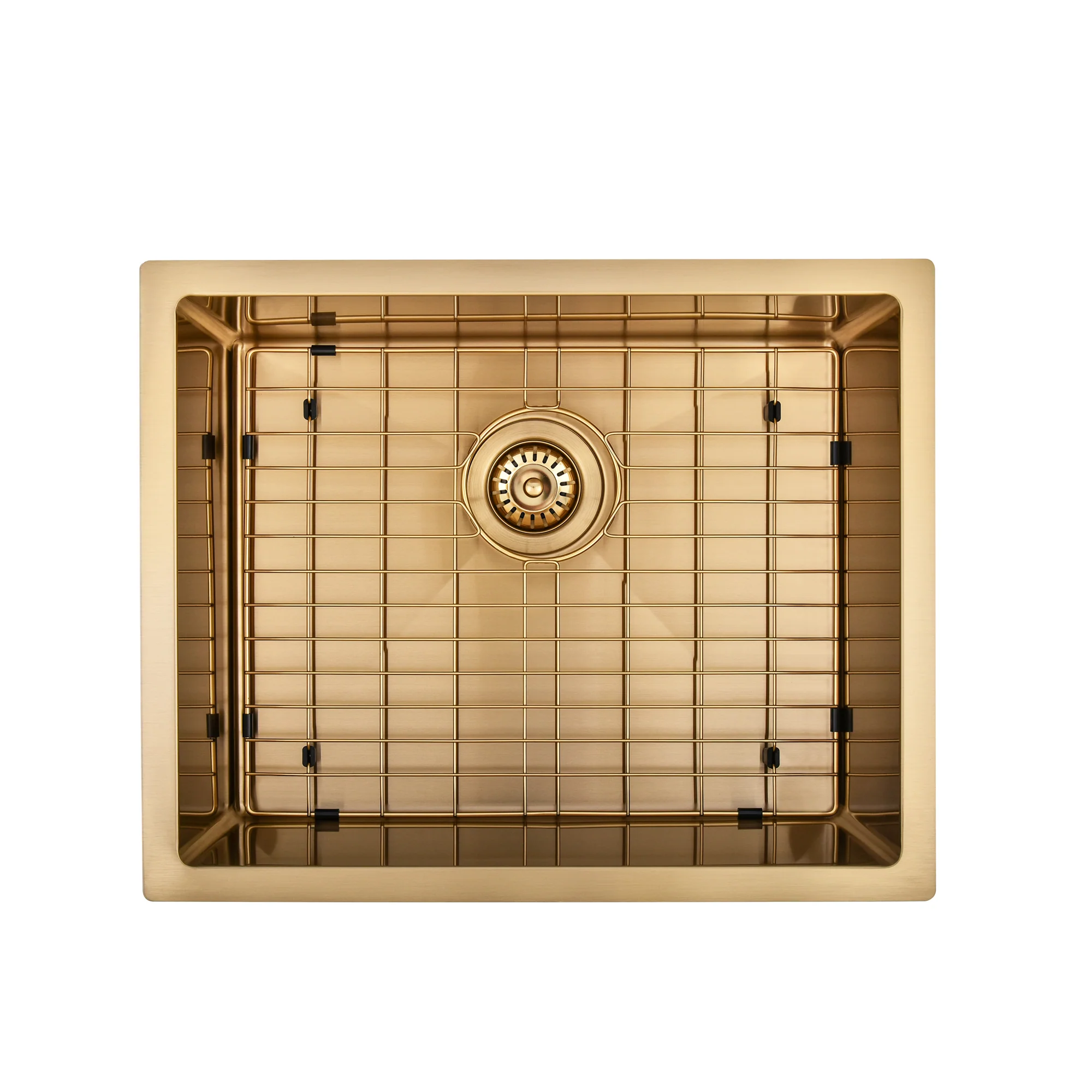 Brushed Gold 550 x 450 x 230mm Kitchen & Laundry Sink - Image 2