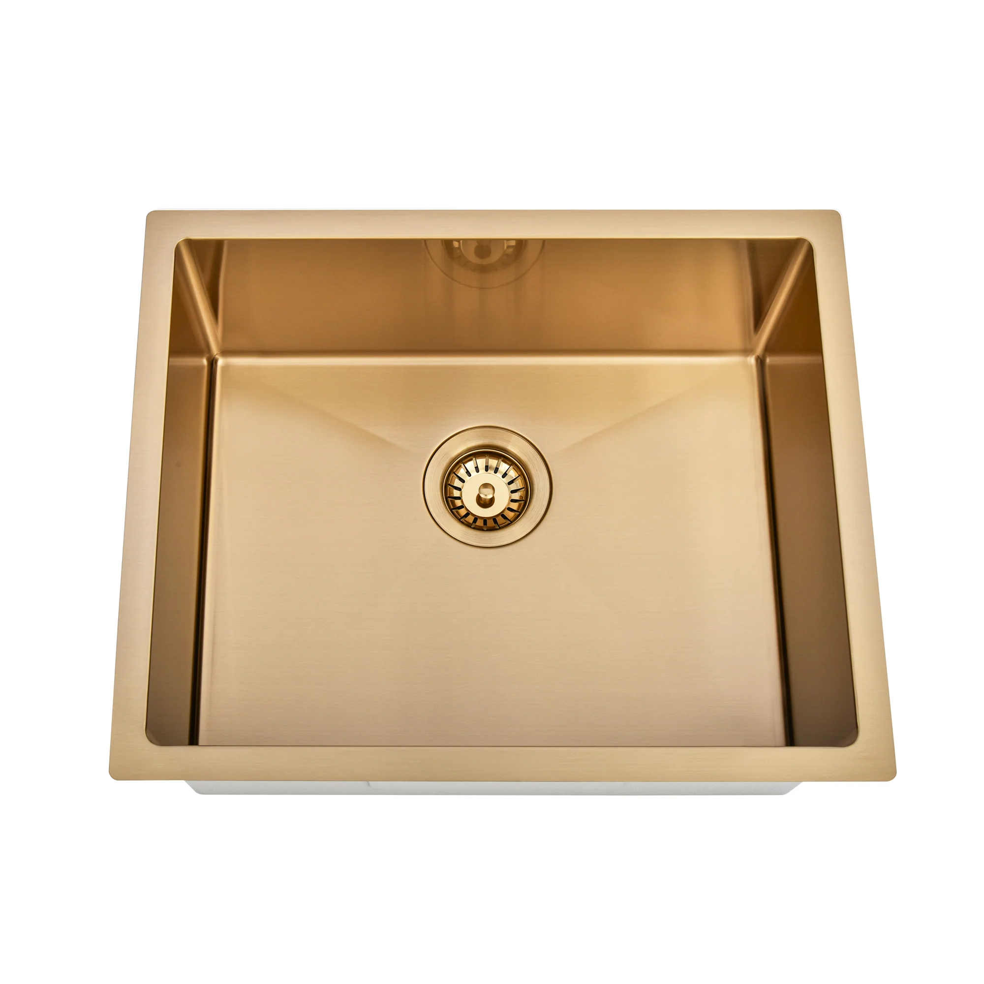 Brushed Gold 550 x 450 x 230mm Kitchen & Laundry Sink - Image 3