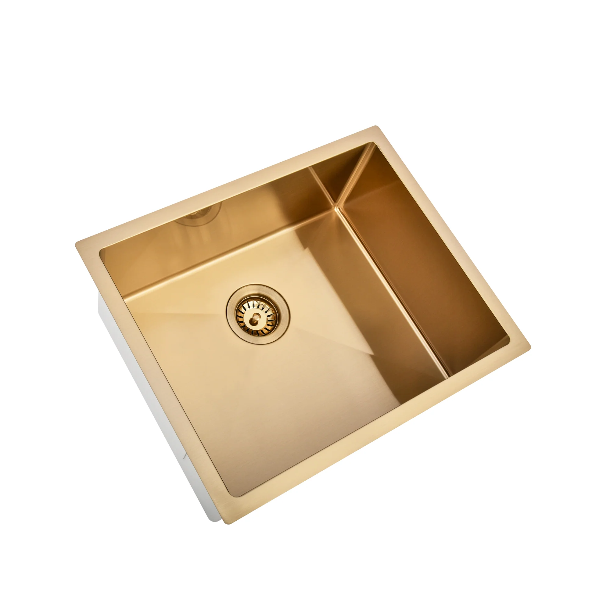 Brushed Gold 550 x 450 x 230mm Kitchen & Laundry Sink - Image 5