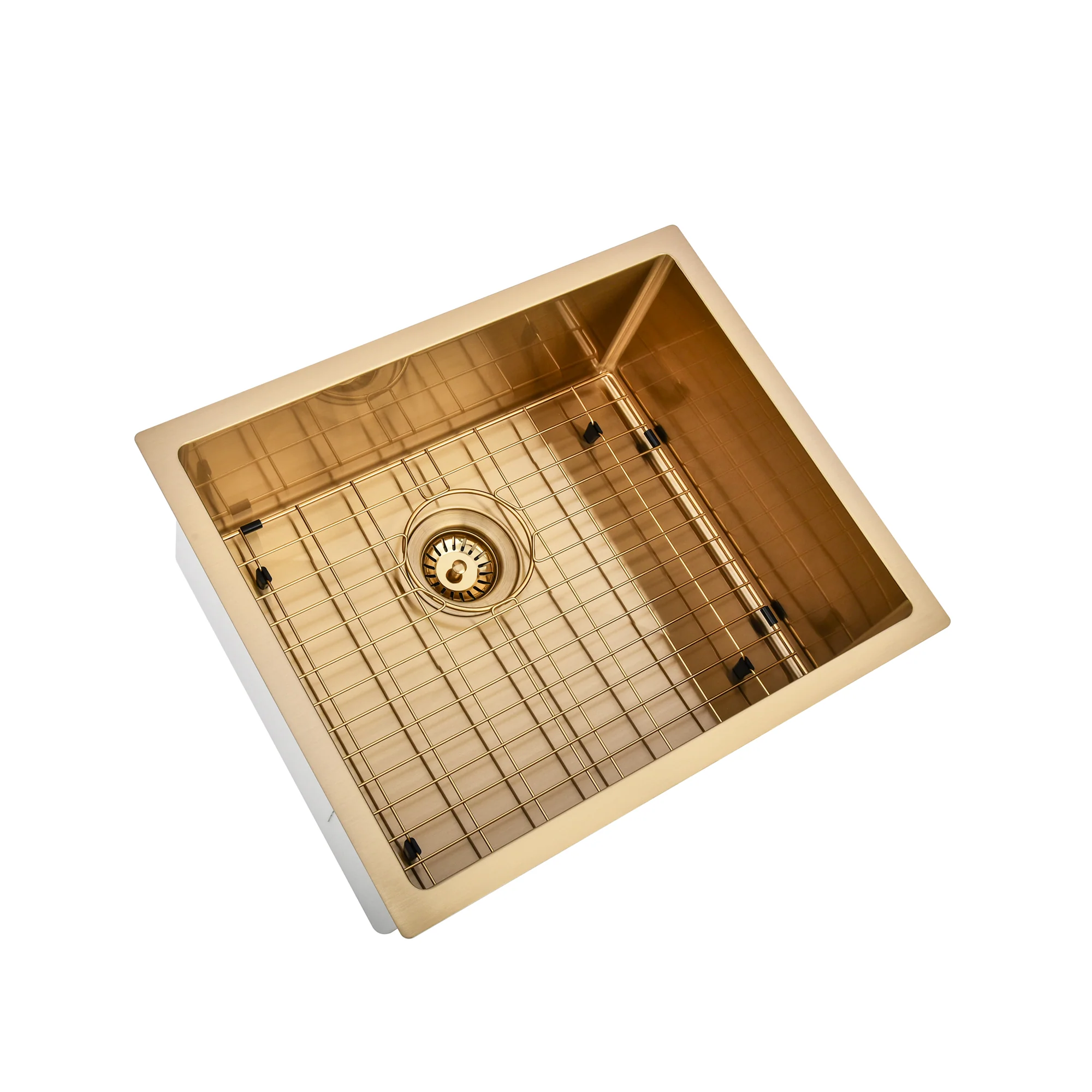 Brushed Gold 550 x 450 x 230mm Kitchen & Laundry Sink - Image 6