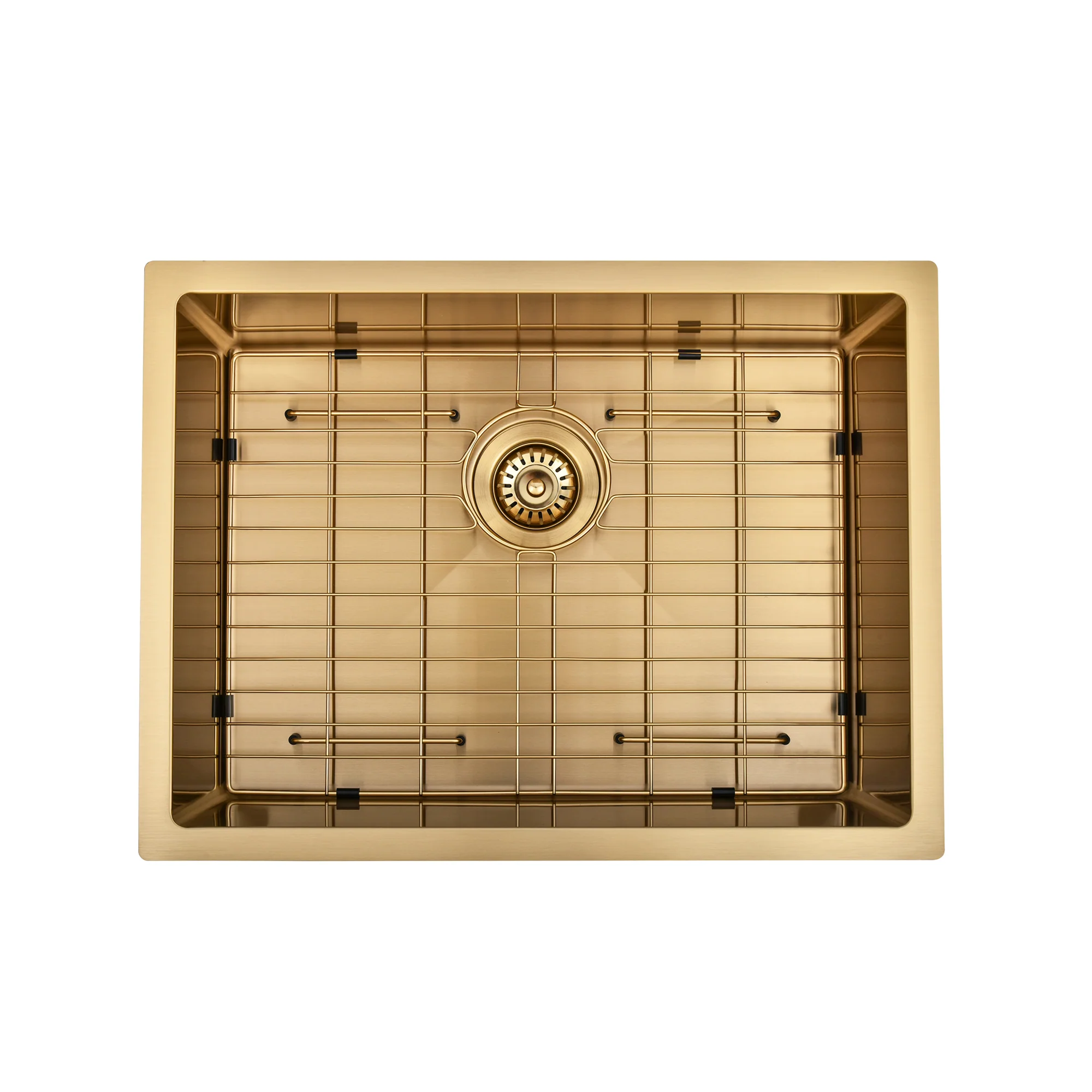 Brushed Gold 600 x 450 x 230mm Kitchen & Laundry Sink - Image 2