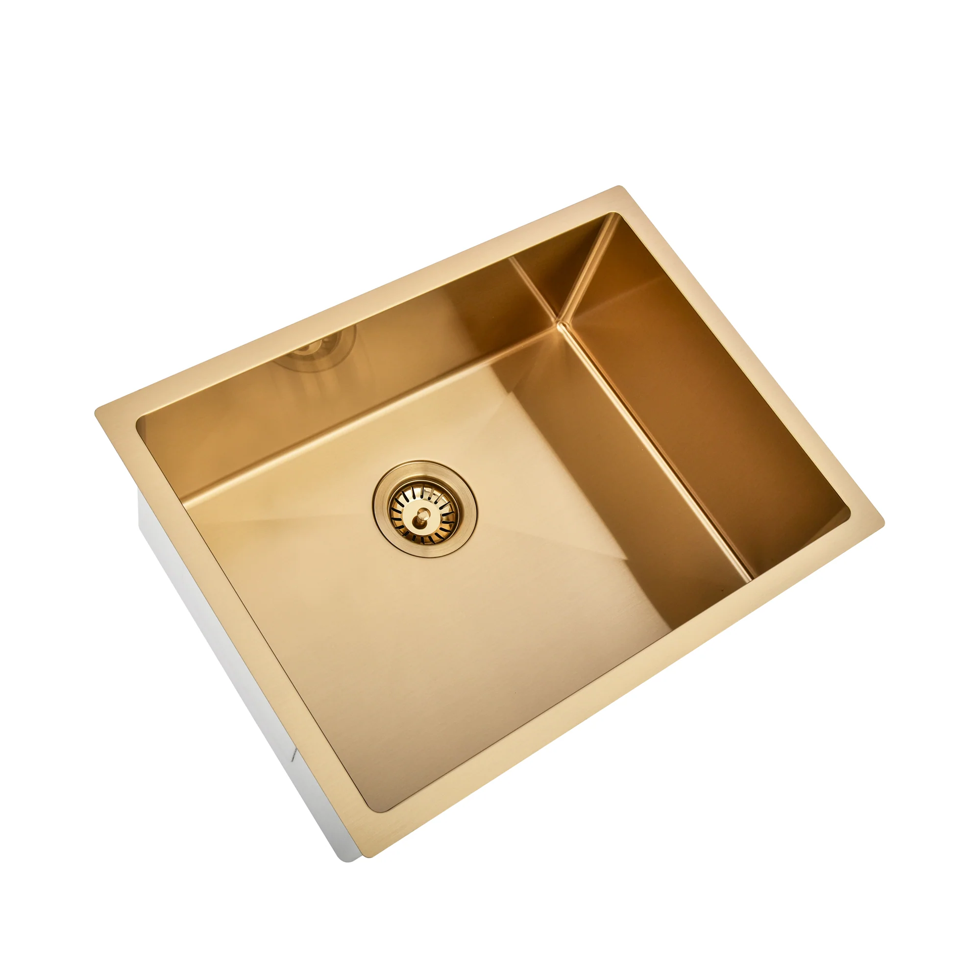 Brushed Gold 600 x 450 x 230mm Kitchen & Laundry Sink - Image 3