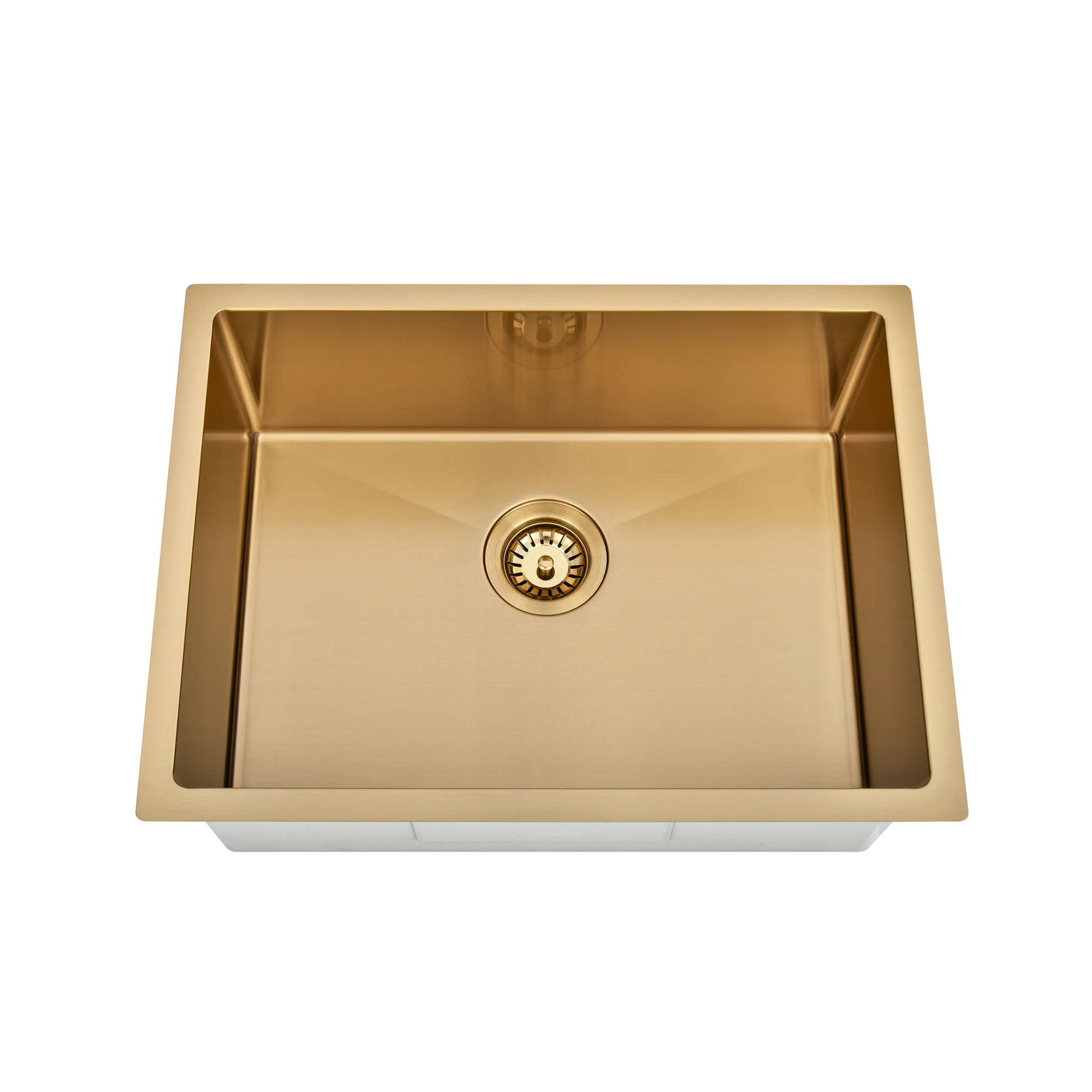 Brushed Gold 600 x 450 x 230mm Kitchen & Laundry Sink - Image 5