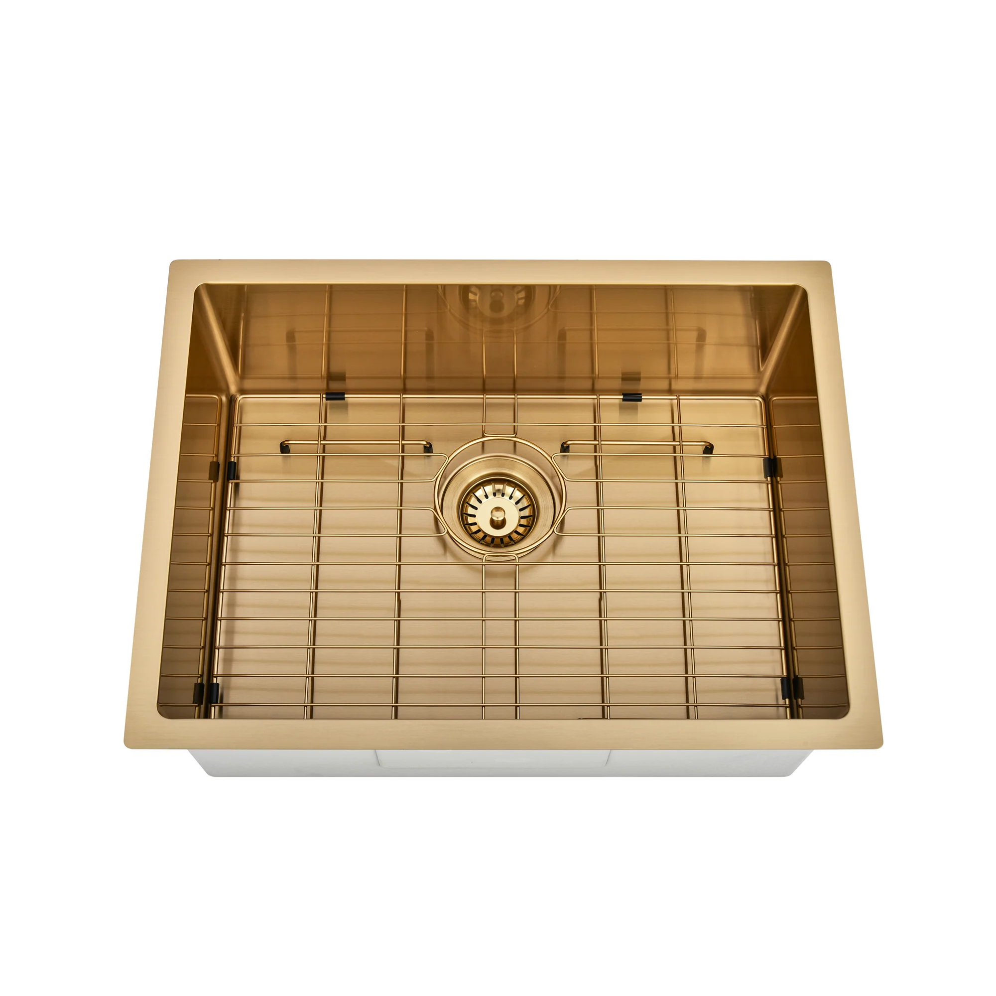Brushed Gold 600 x 450 x 230mm Kitchen & Laundry Sink - Image 6