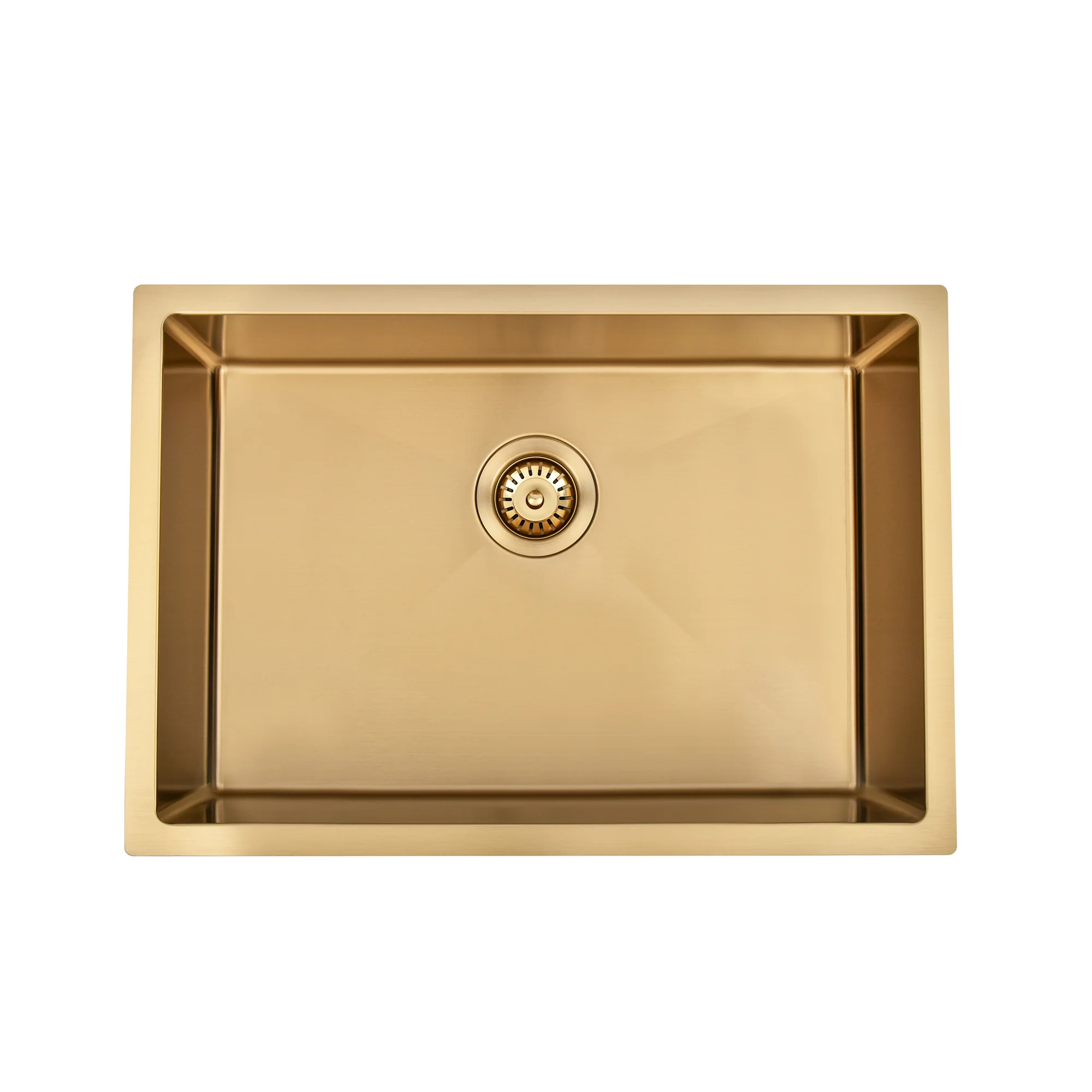 Brushed Gold 650 x 450 x 230mm Kitchen & Laundry Sink