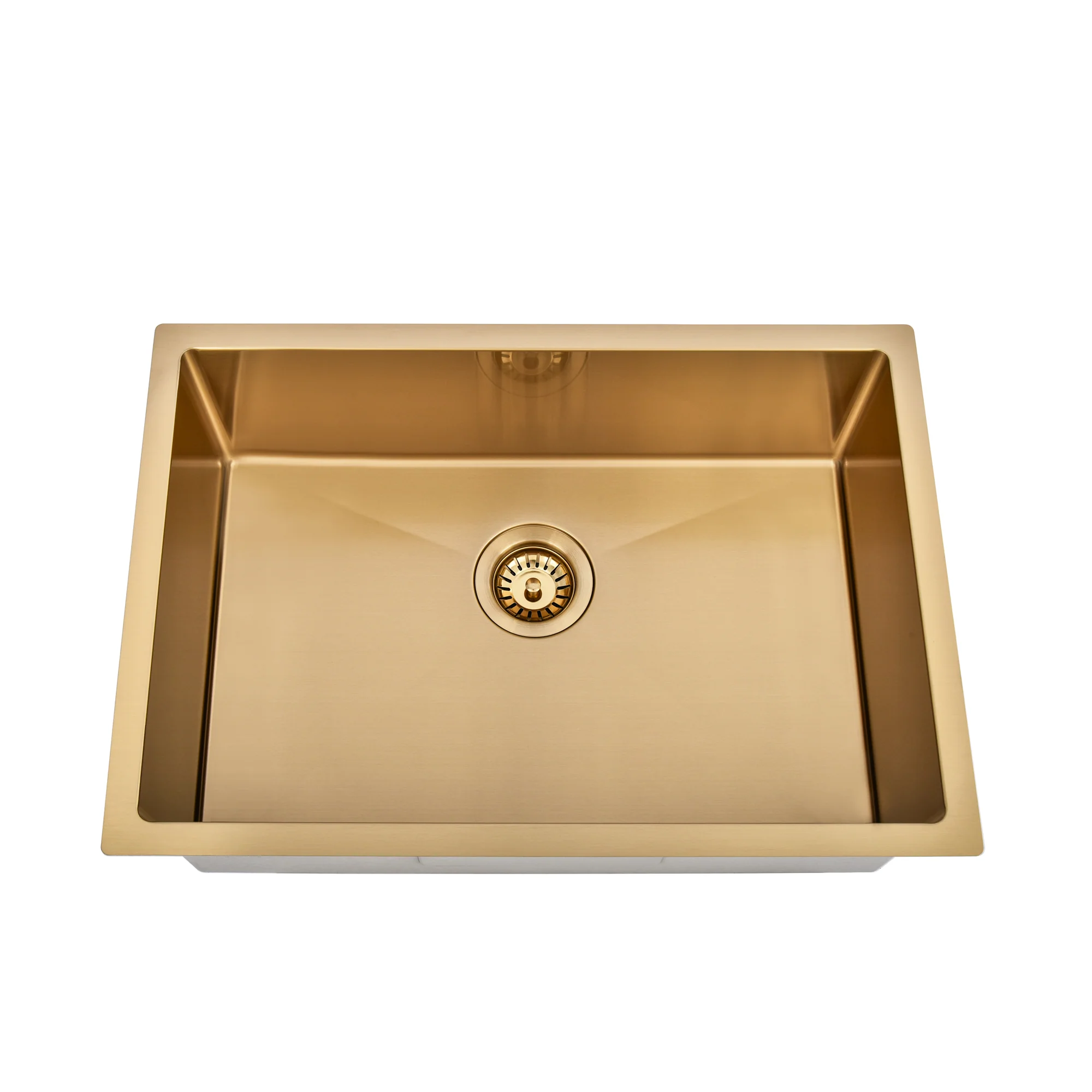 Brushed Gold 650 x 450 x 230mm Kitchen & Laundry Sink - Image 6