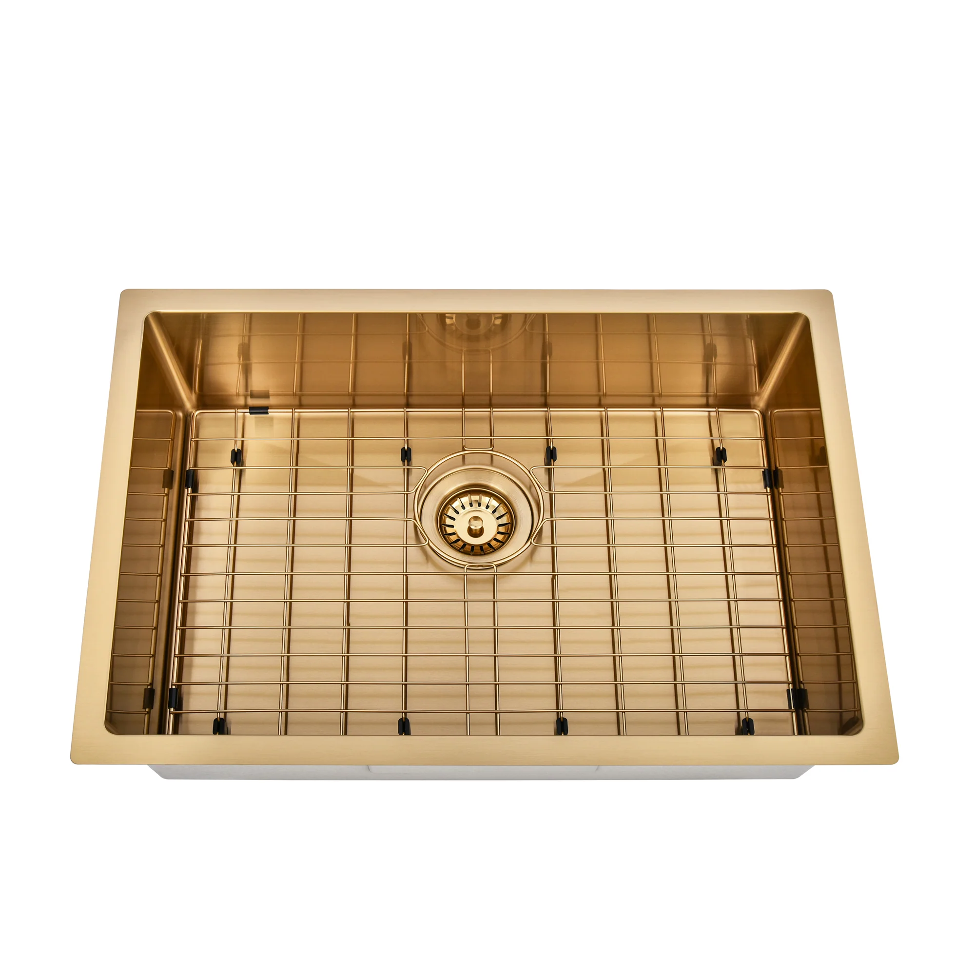 Brushed Gold 700 x 450 x 230mm Kitchen & Laundry Sink - Image 4