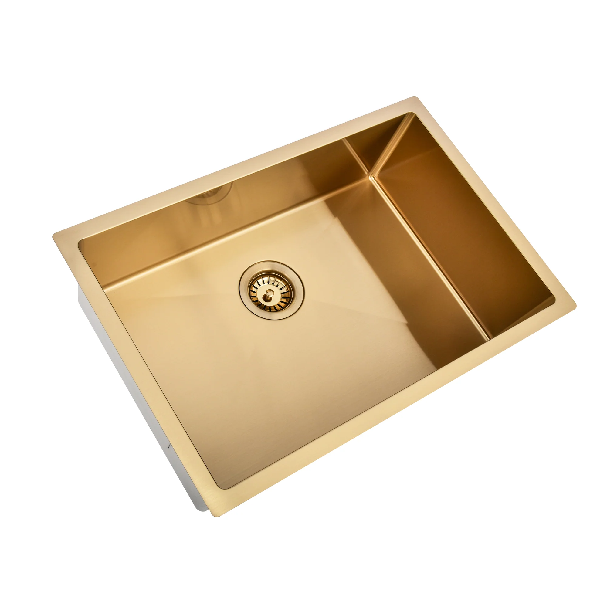 Brushed Gold 700 x 450 x 230mm Kitchen & Laundry Sink - Image 5