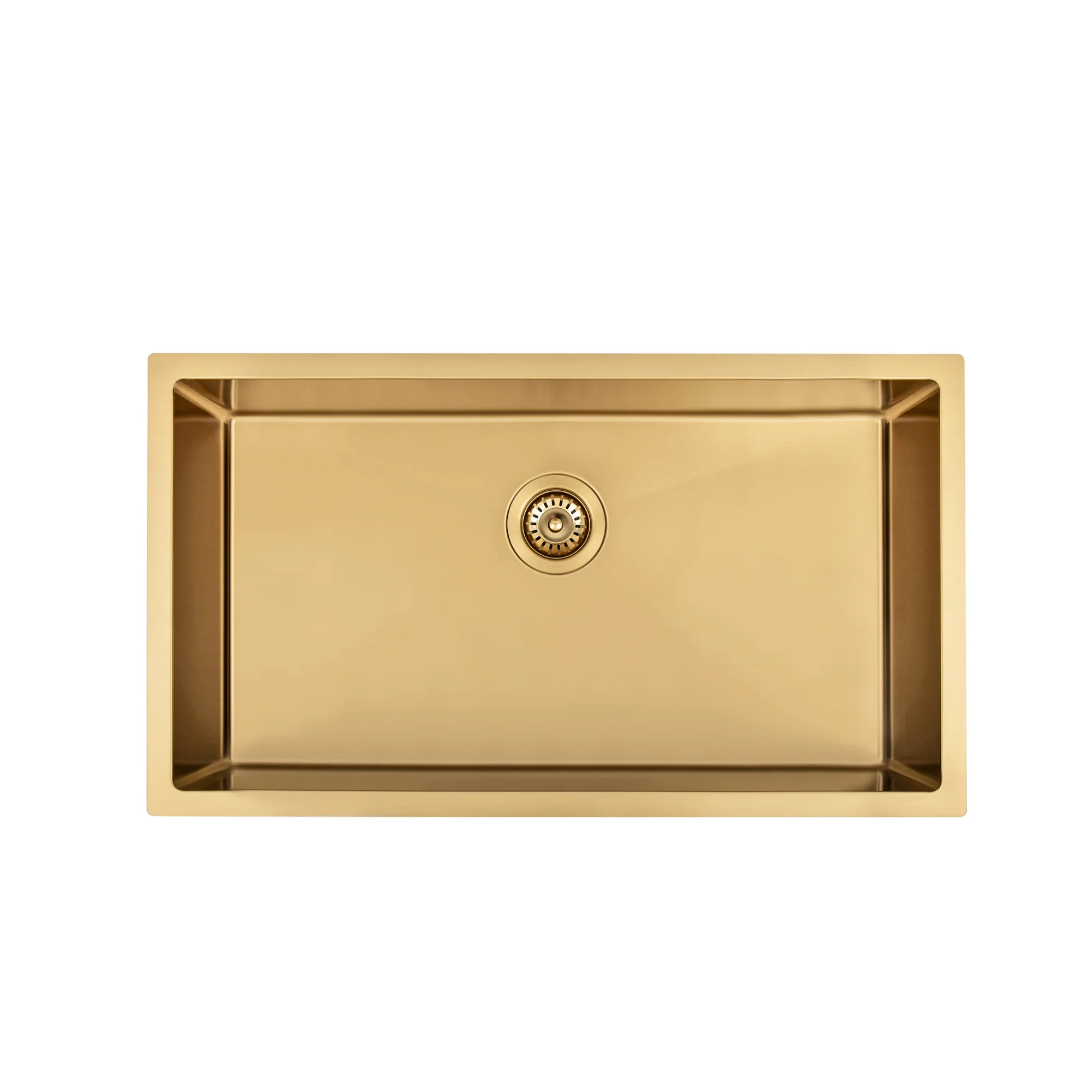 Brushed Gold 750 x 450 x 230mm Kitchen & Laundry Sink