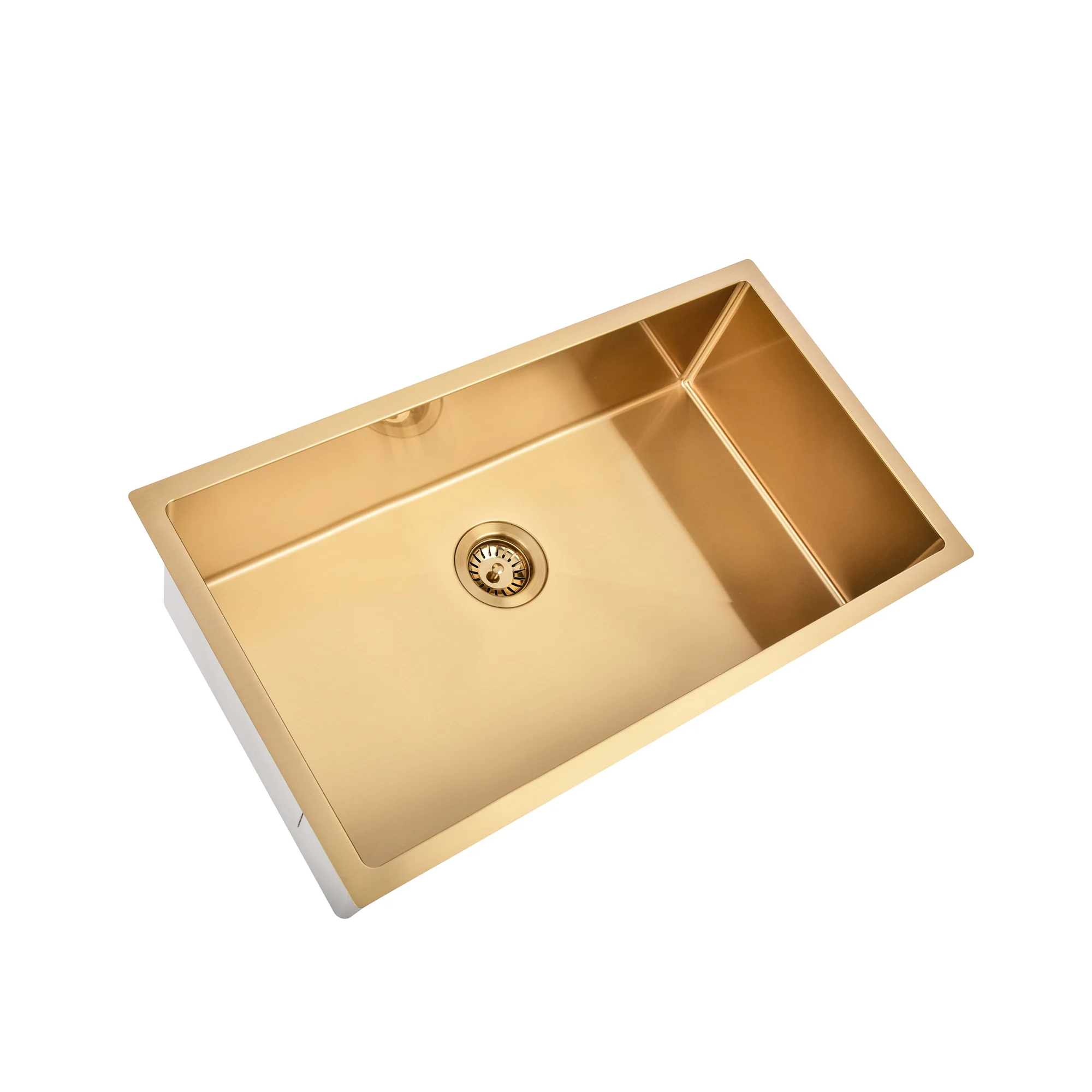 Brushed Gold 750 x 450 x 230mm Kitchen & Laundry Sink - Image 3