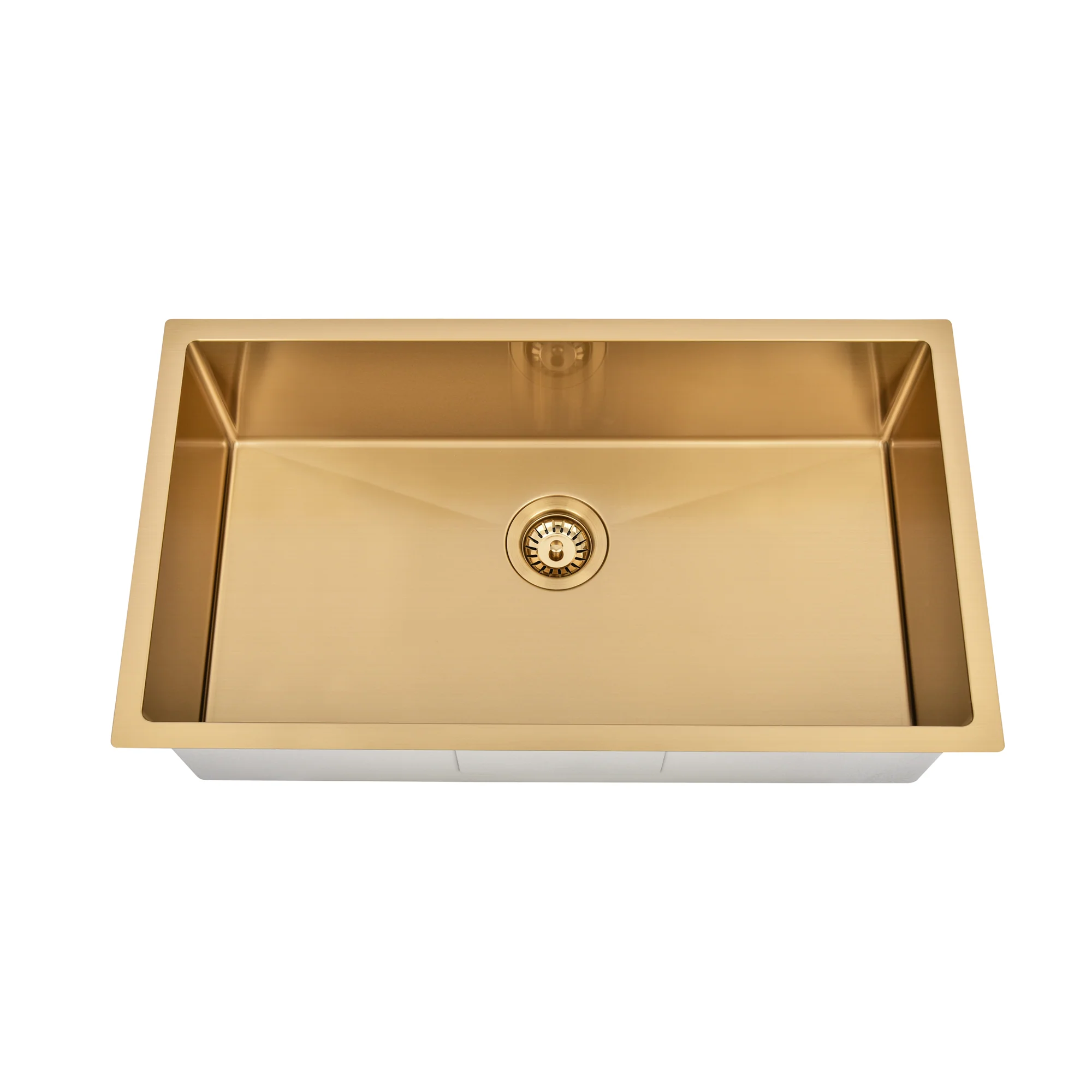 Brushed Gold 750 x 450 x 230mm Kitchen & Laundry Sink - Image 5
