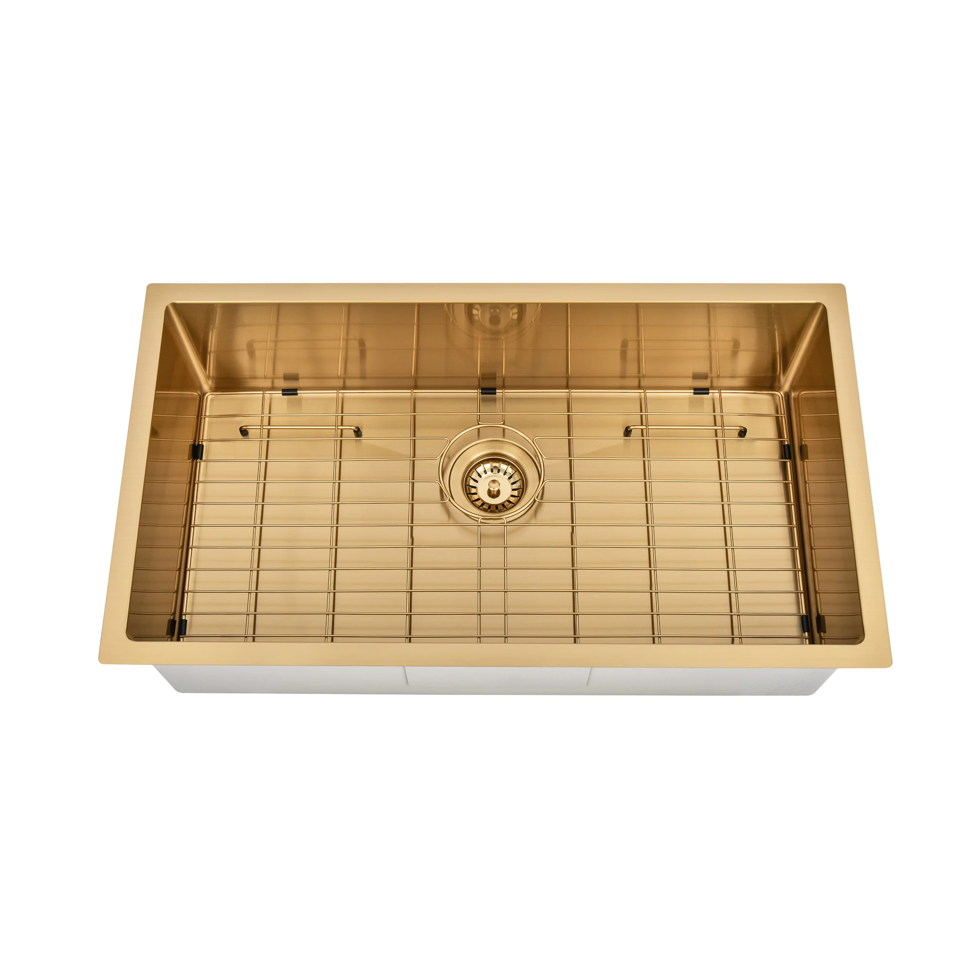 Brushed Gold 750 x 450 x 230mm Kitchen & Laundry Sink - Image 6