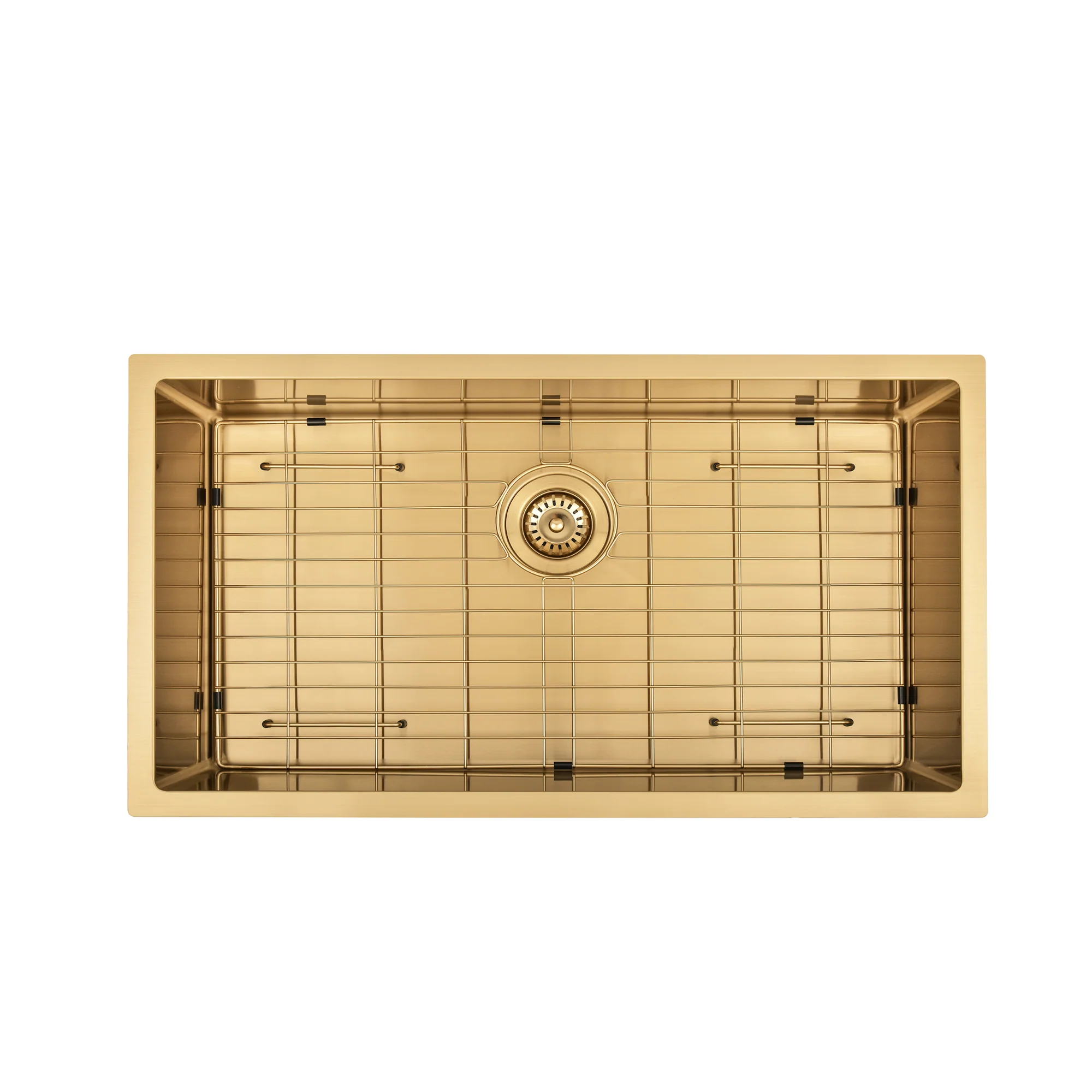 Brushed Gold 800 x 450 x 230mm Kitchen & Laundry Sink - Image 2