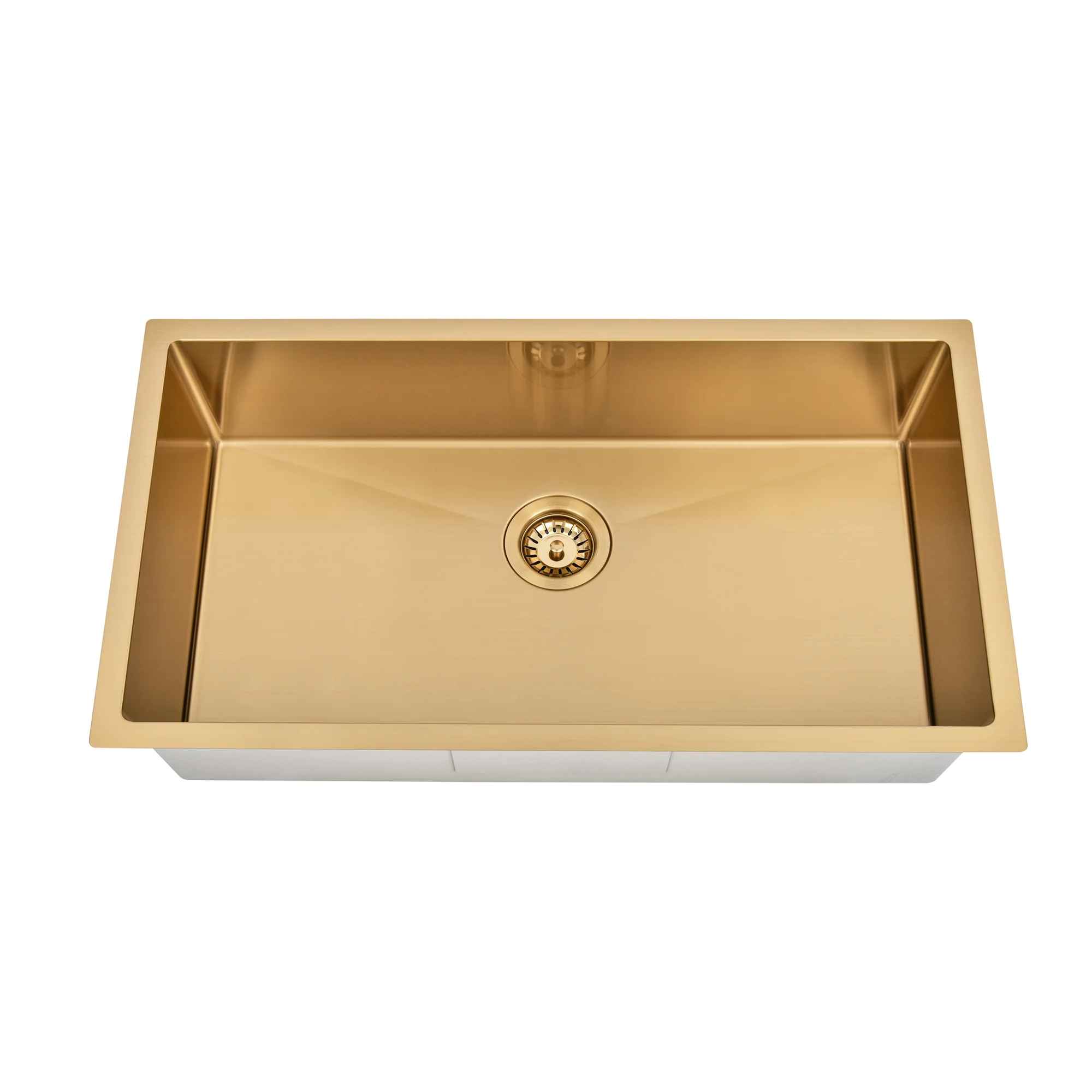 Brushed Gold 800 x 450 x 230mm Kitchen & Laundry Sink - Image 5