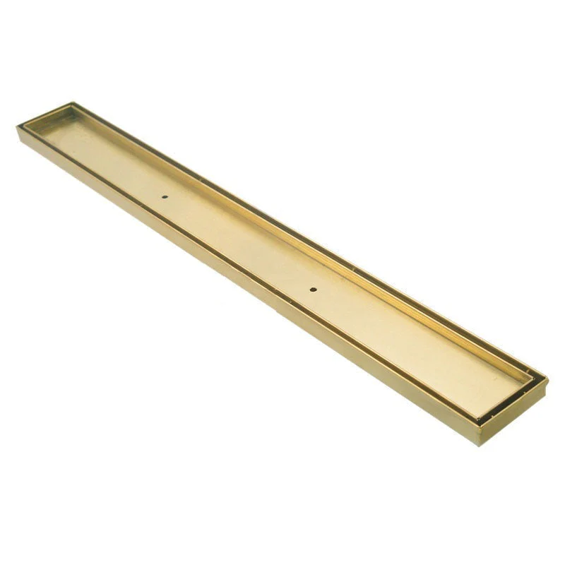Brushed Gold DIY 1500mm Tile Insert Floor Waste