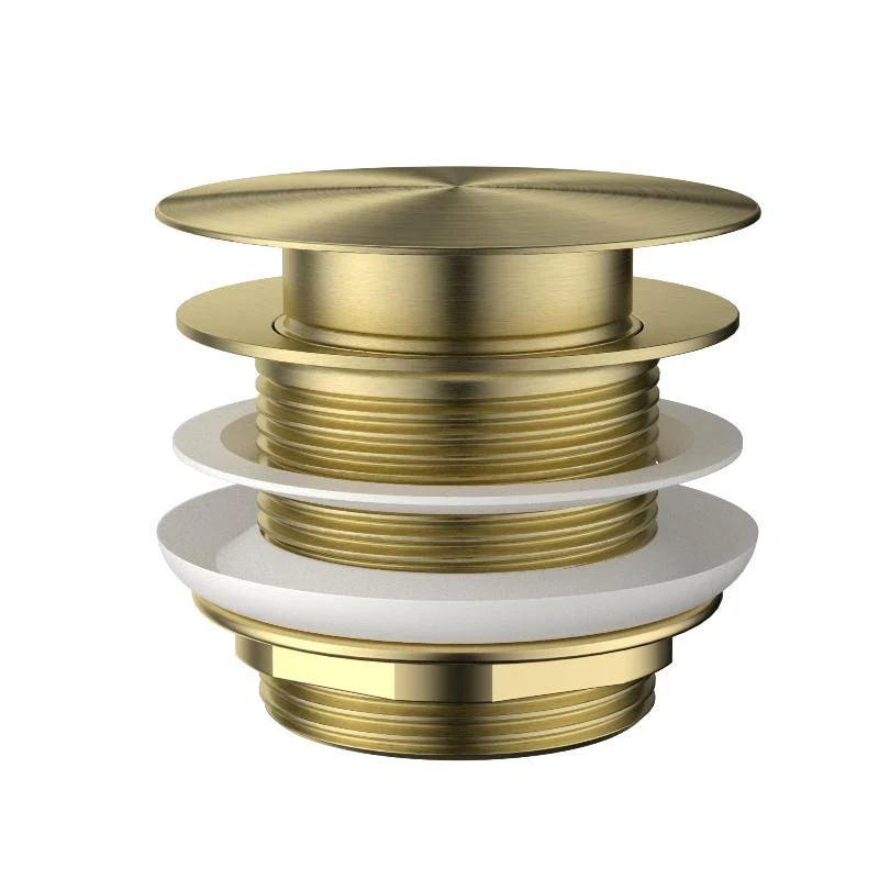 Brushed Gold Pop Up Bath Waste