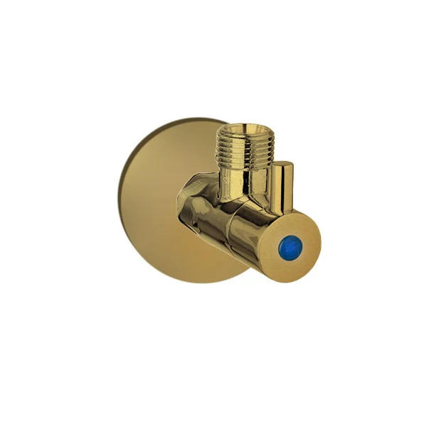 Brushed Gold Single Mini Cistern Cock