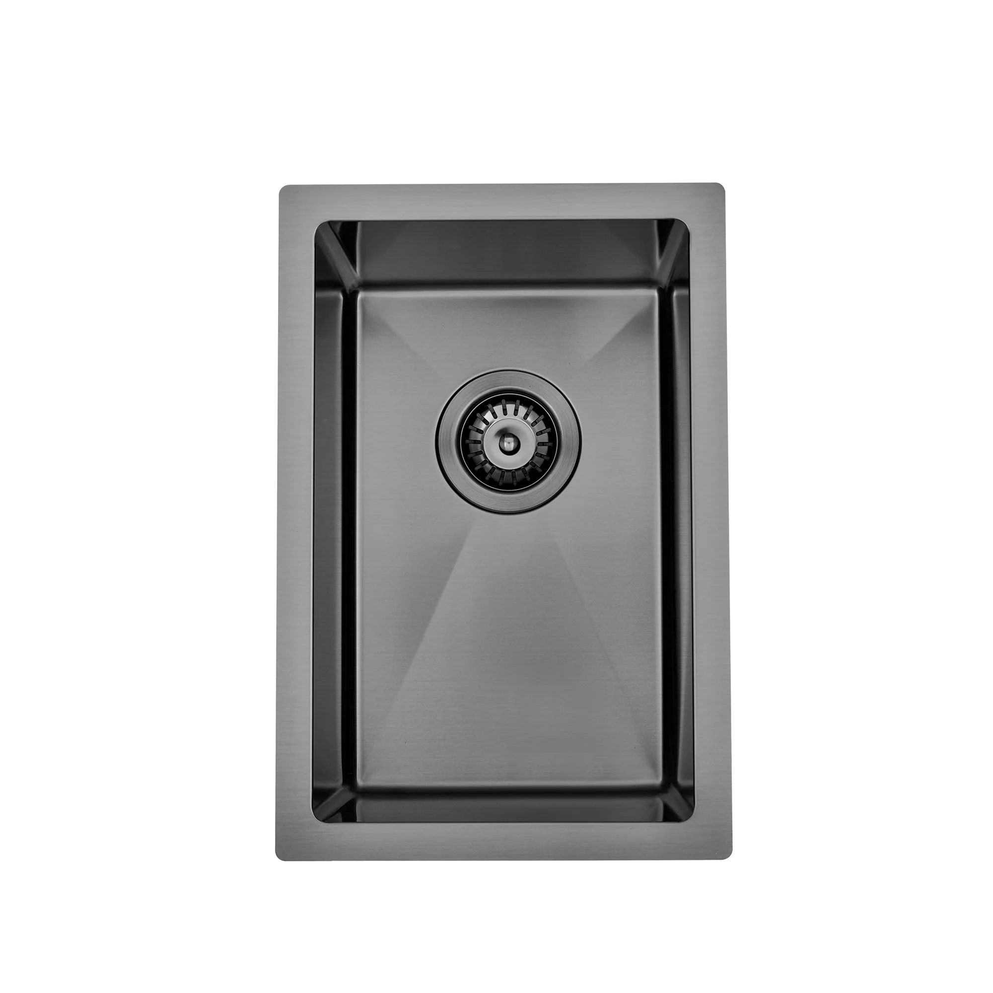 Brushed Gun Metal 250 x 450 x 230mm Kitchen & Laundry Sink