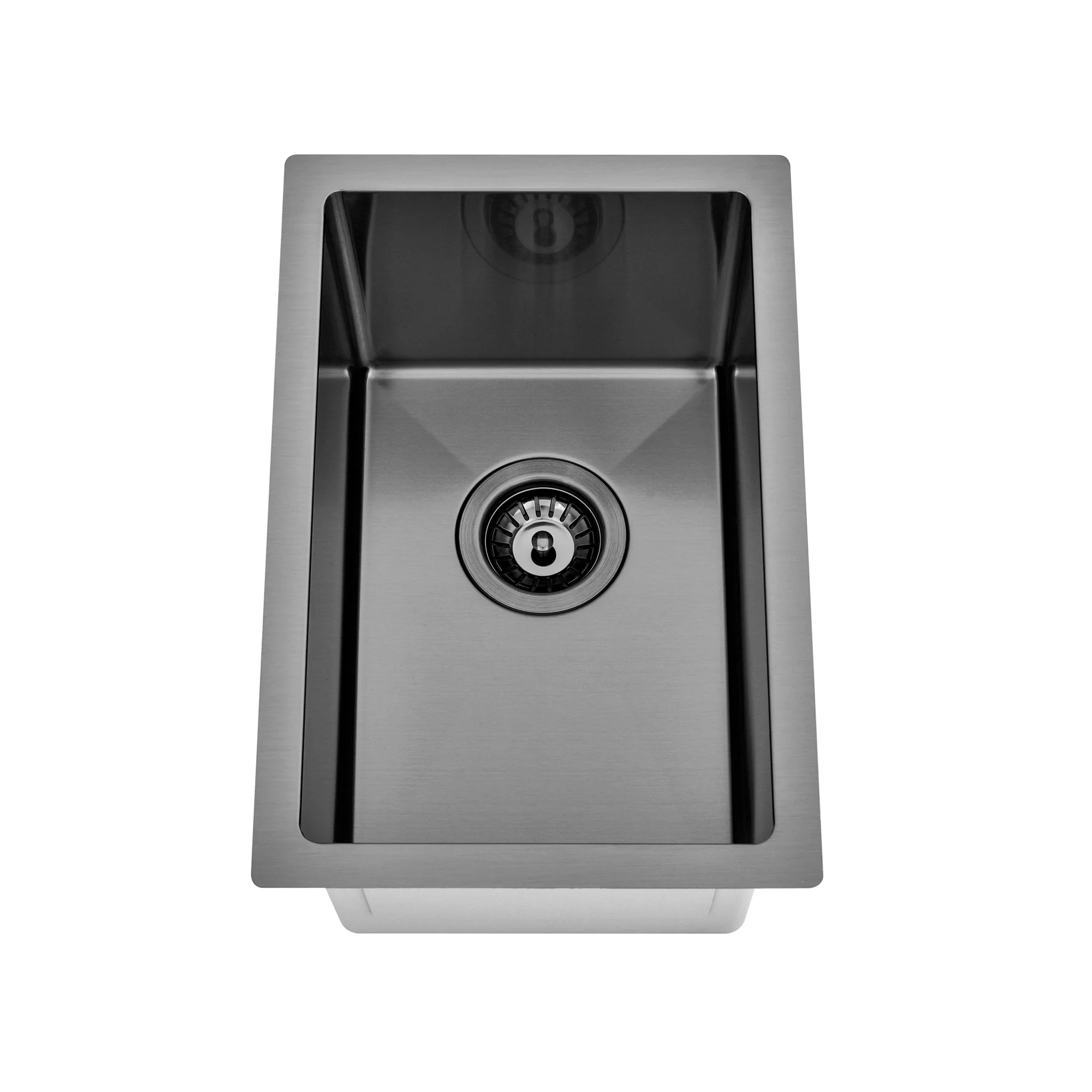 Brushed Gun Metal 250 x 450 x 230mm Kitchen & Laundry Sink - Image 5