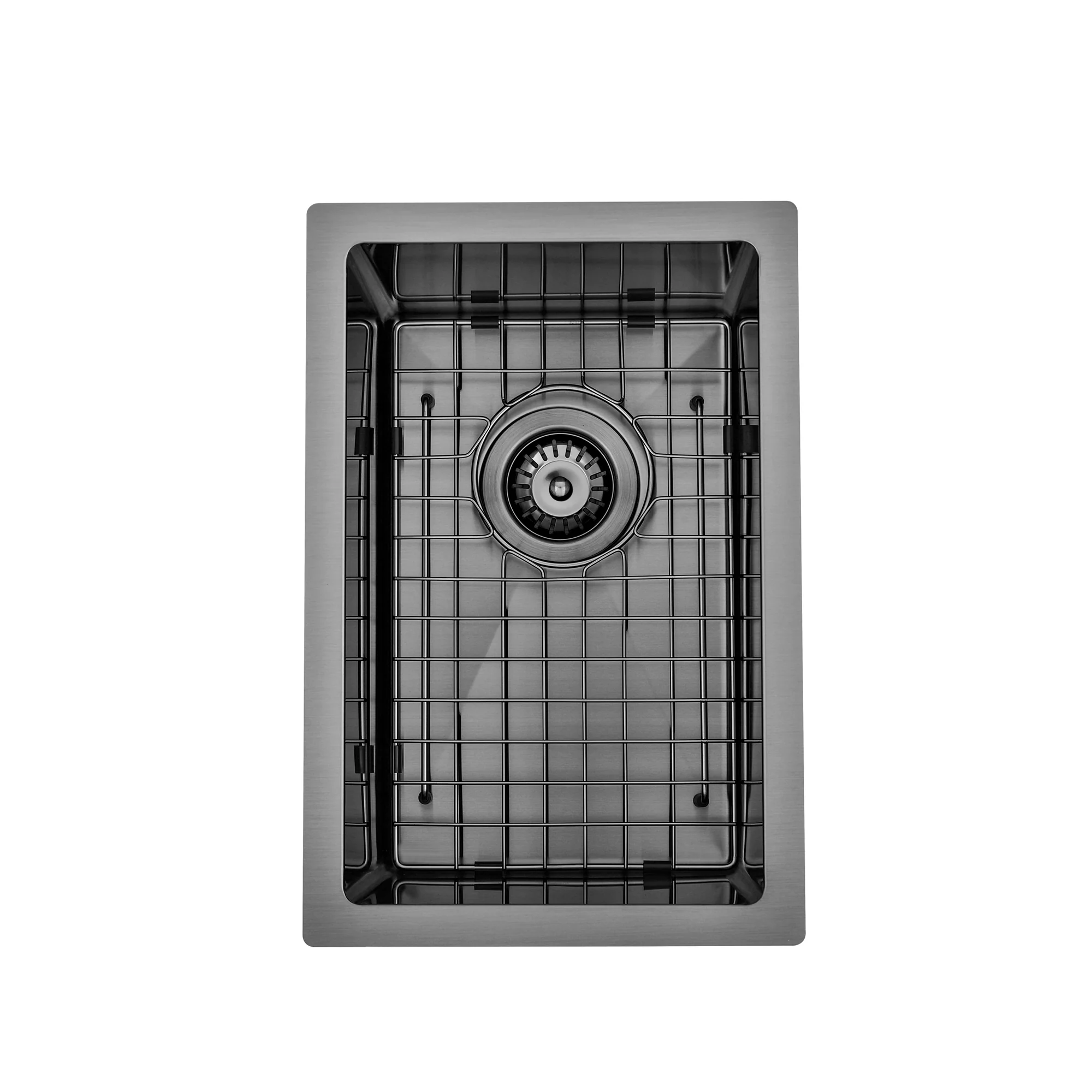 Brushed Gun Metal 250 x 450 x 230mm Kitchen & Laundry Sink - Image 2