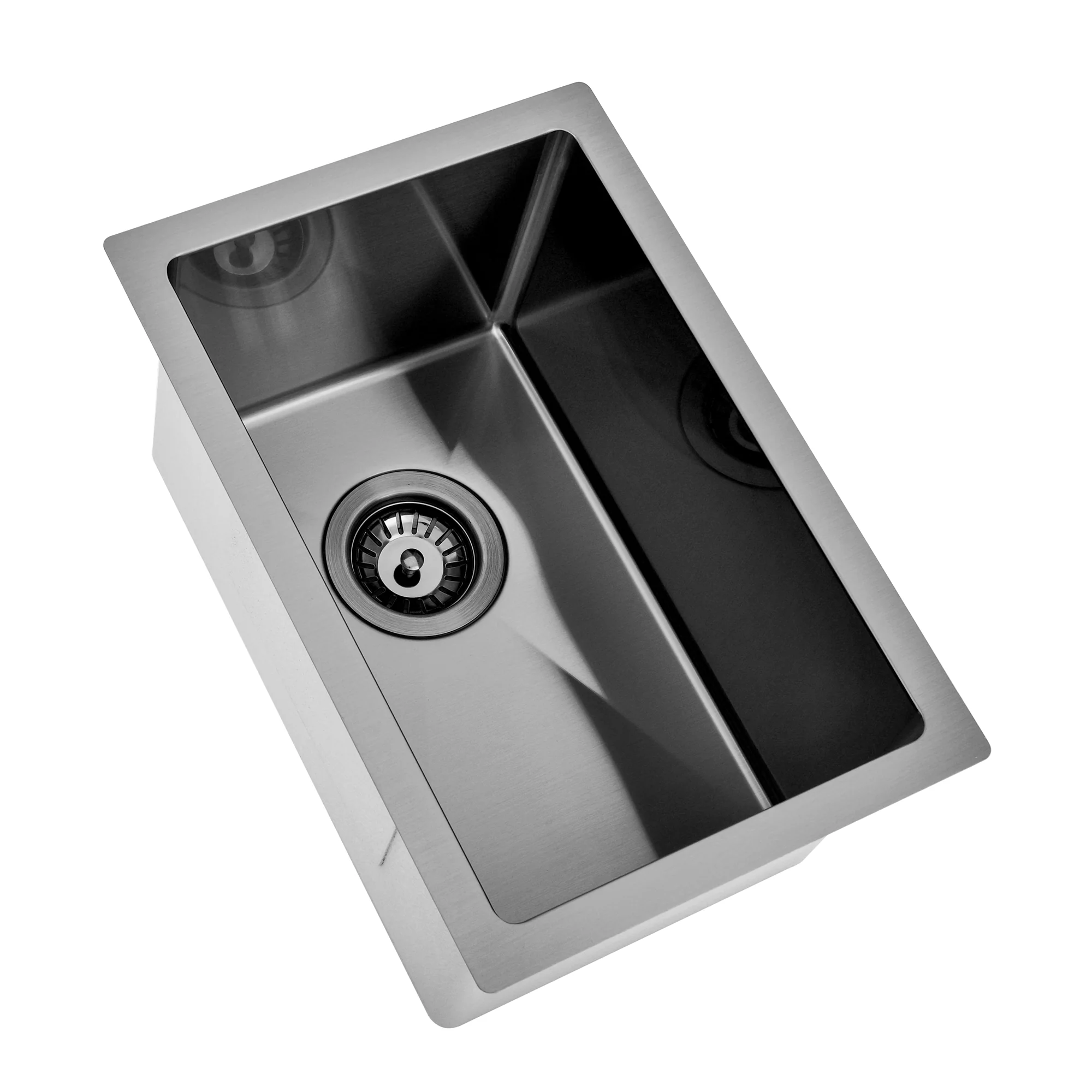 Brushed Gun Metal 250 x 450 x 230mm Kitchen & Laundry Sink - Image 4