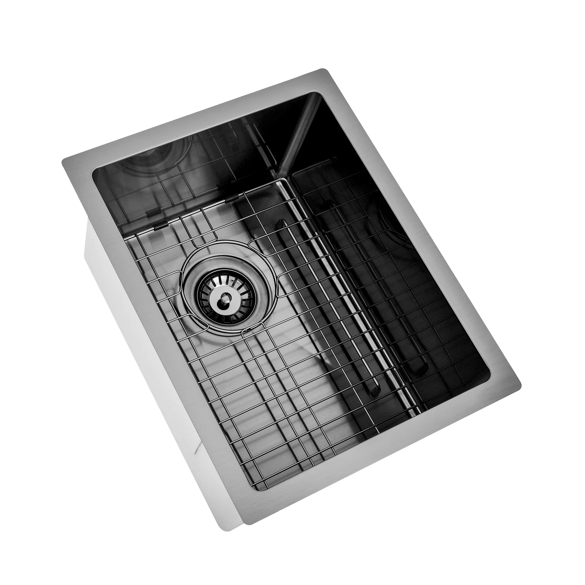 Brushed Gun Metal 350 x 450 x 230mm Kitchen & Laundry Sink - Image 4