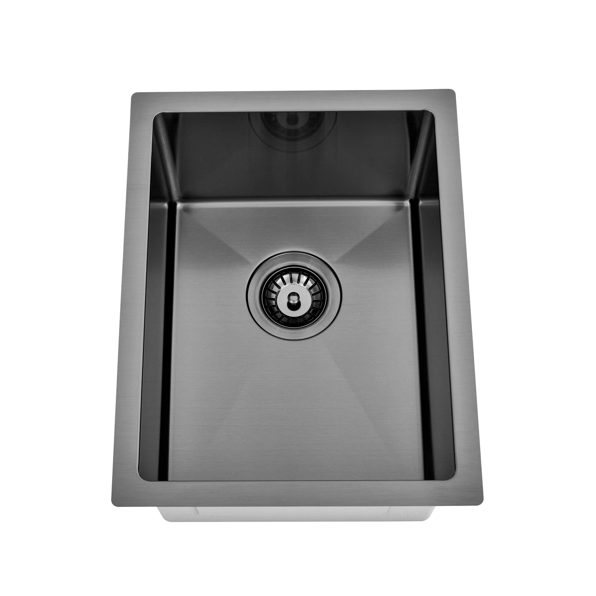 Brushed Gun Metal 350 x 450 x 230mm Kitchen & Laundry Sink - Image 6